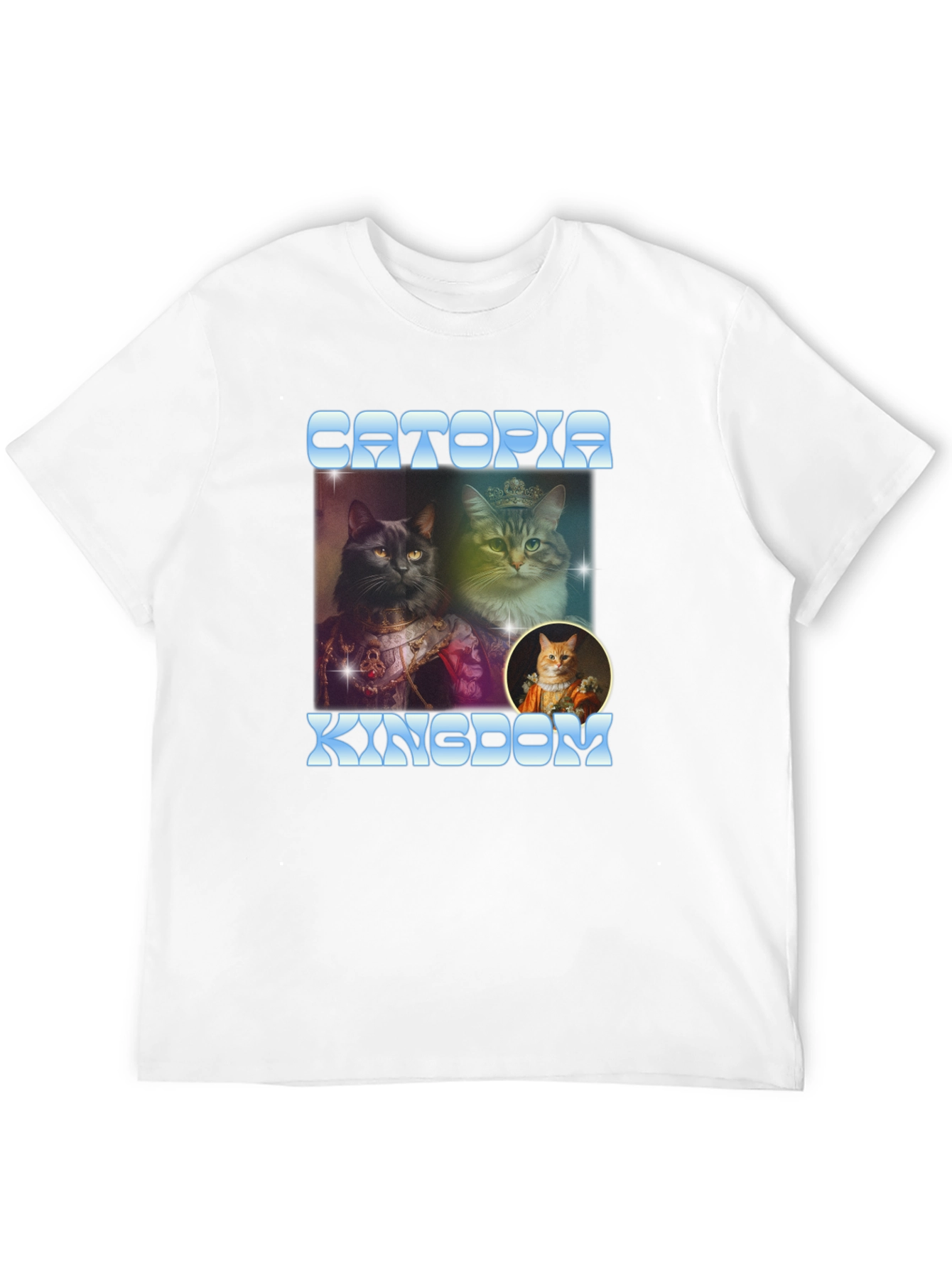 Catopia Kingdom T-Shirt - Royal Cat Design
