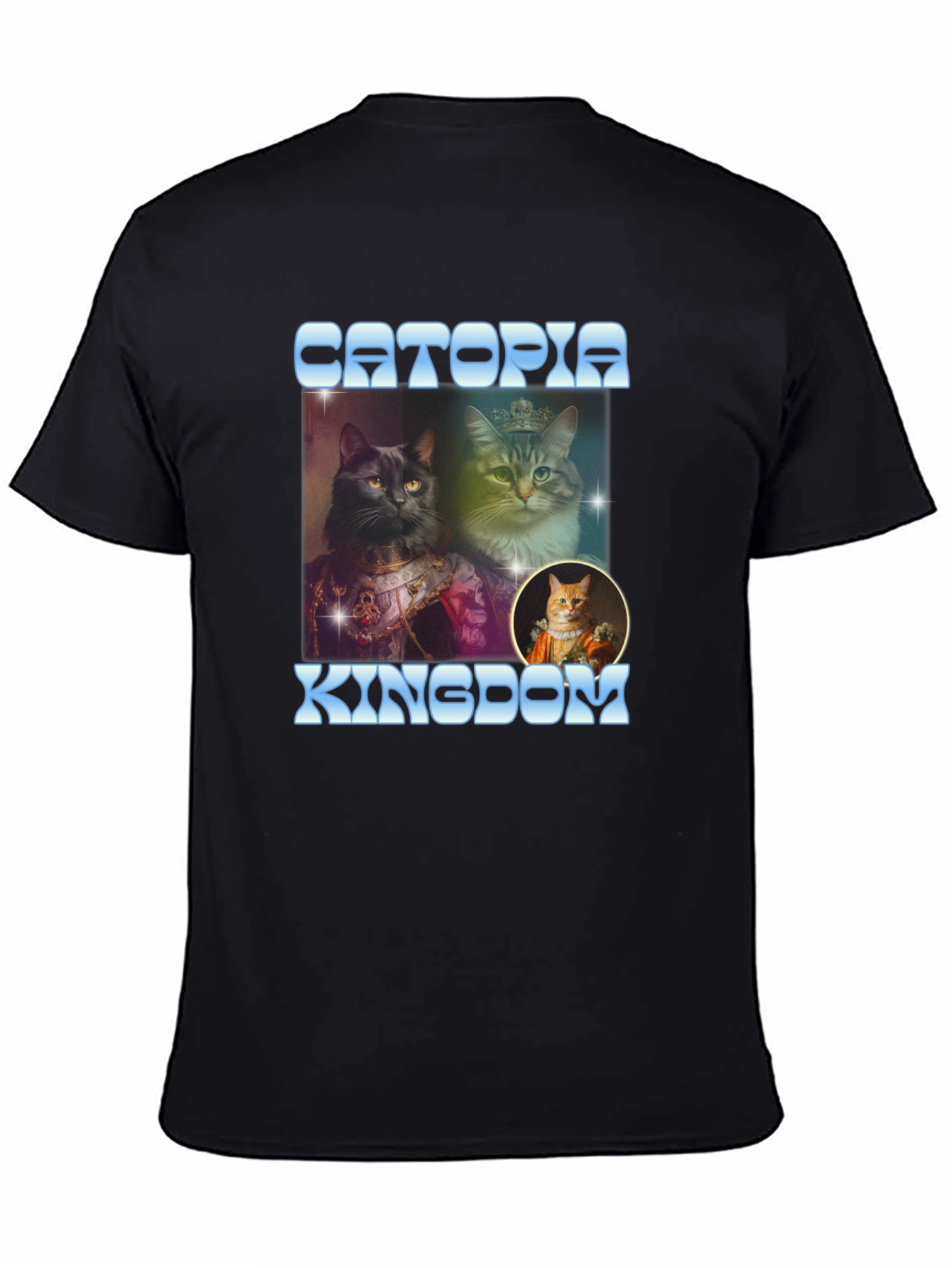 Catopia Kingdom T-Shirt - Royal Cat Design