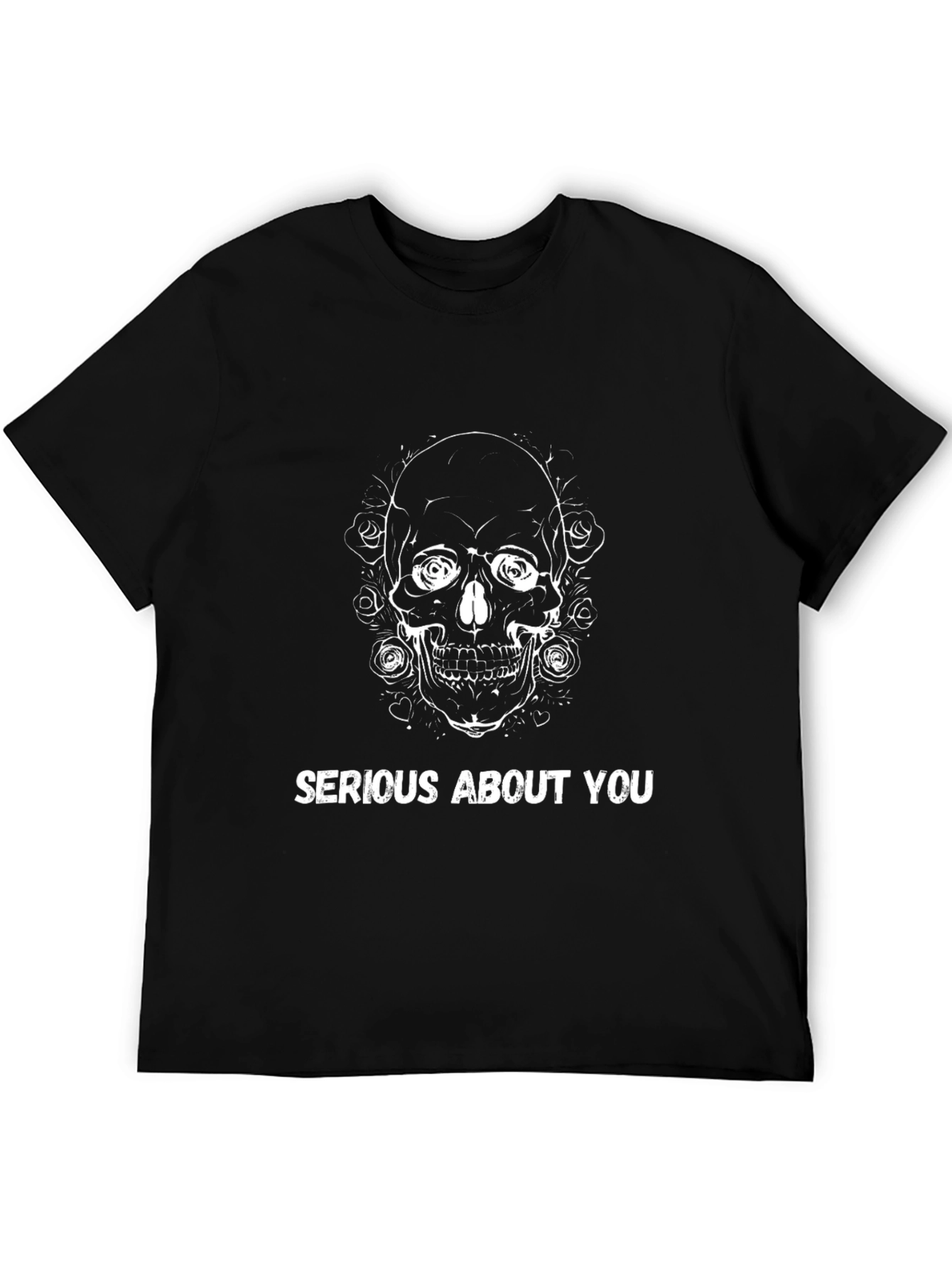 Skull & Roses Graphic T-Shirt - Serious About You