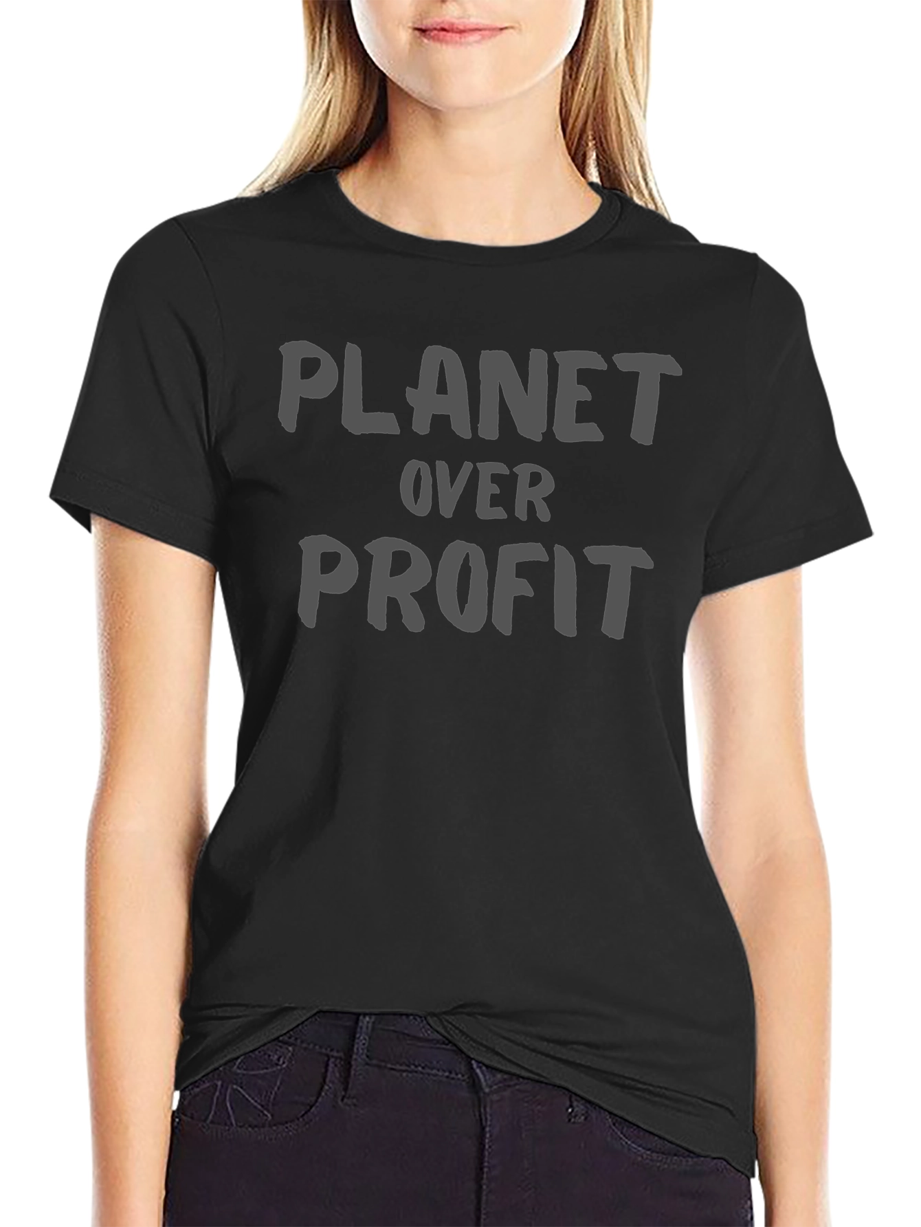 Planet Over Profit Graphic Tee - Eco Conscious Design