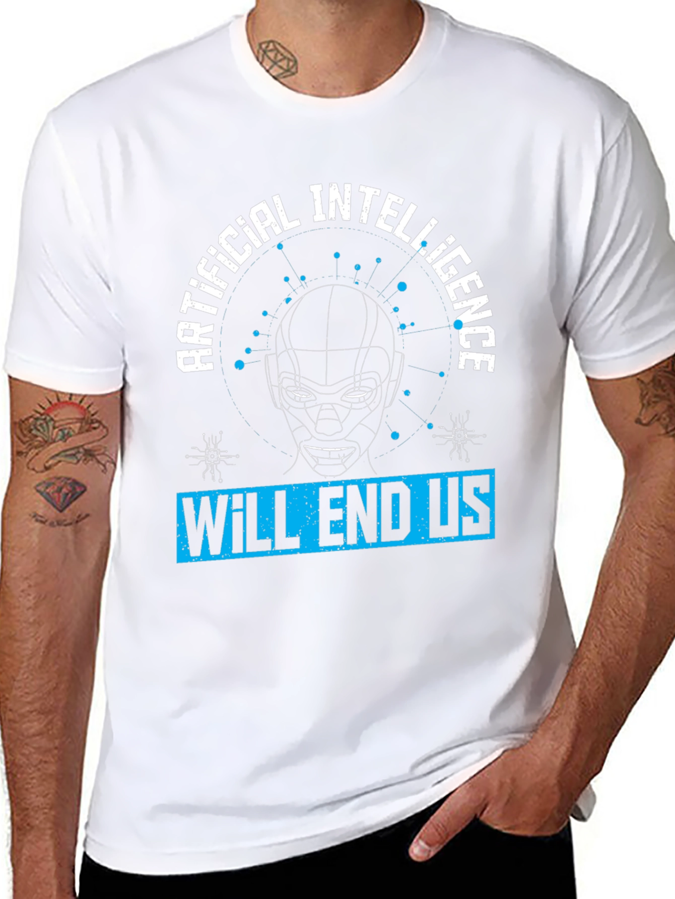 AI T-Shirt - Artificial Intelligence Will End Us