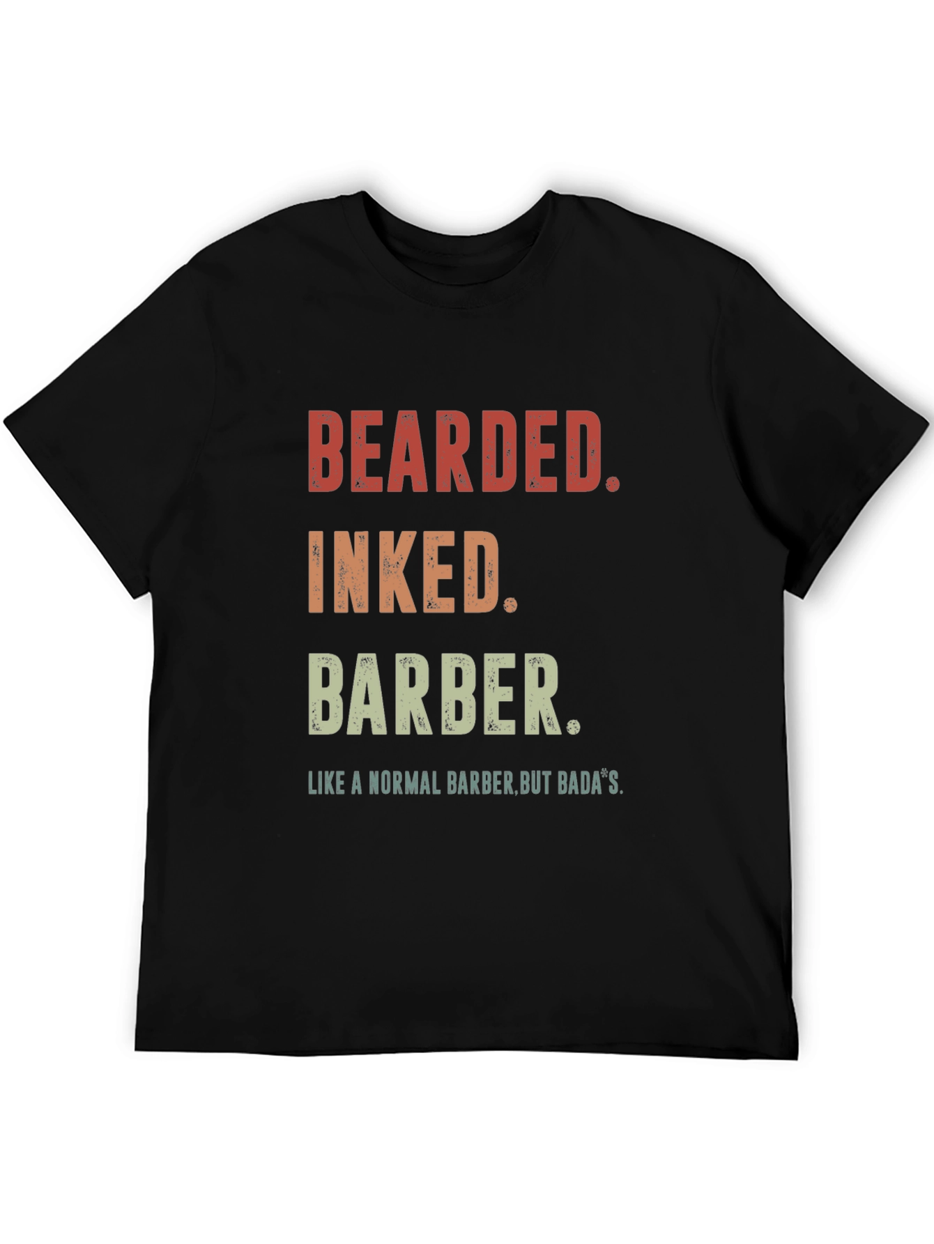 Bearded Inked Barber Graphic T-Shirt