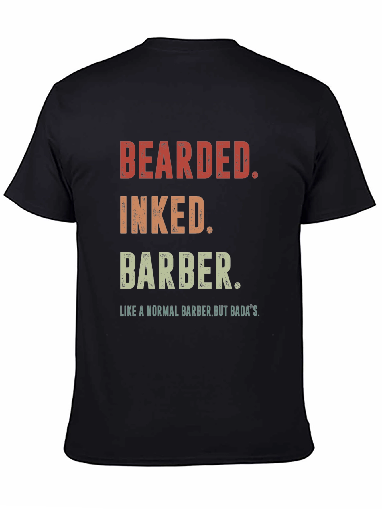 Bearded Inked Barber Graphic T-Shirt