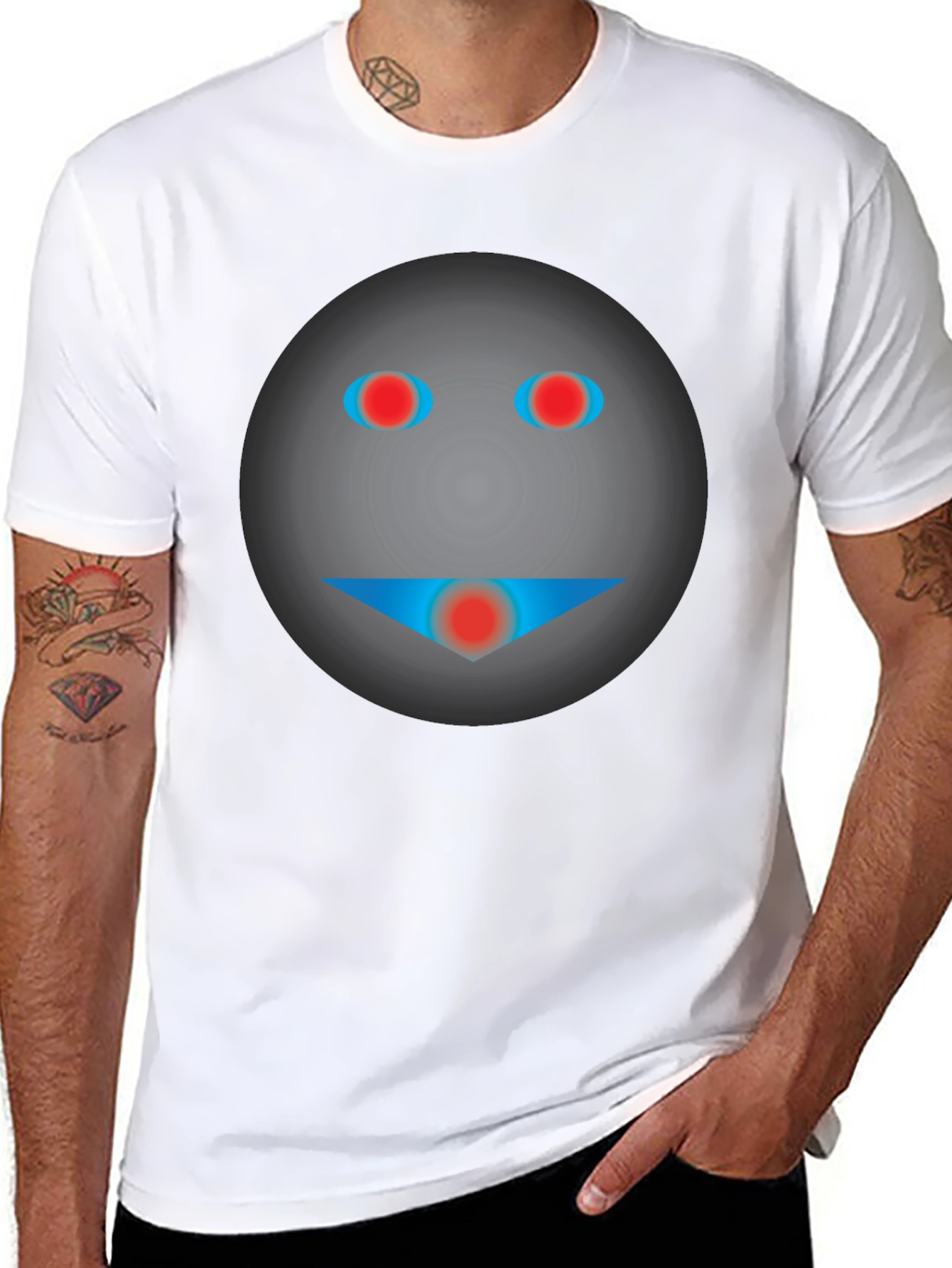 Abstract Graphic Print T-Shirt