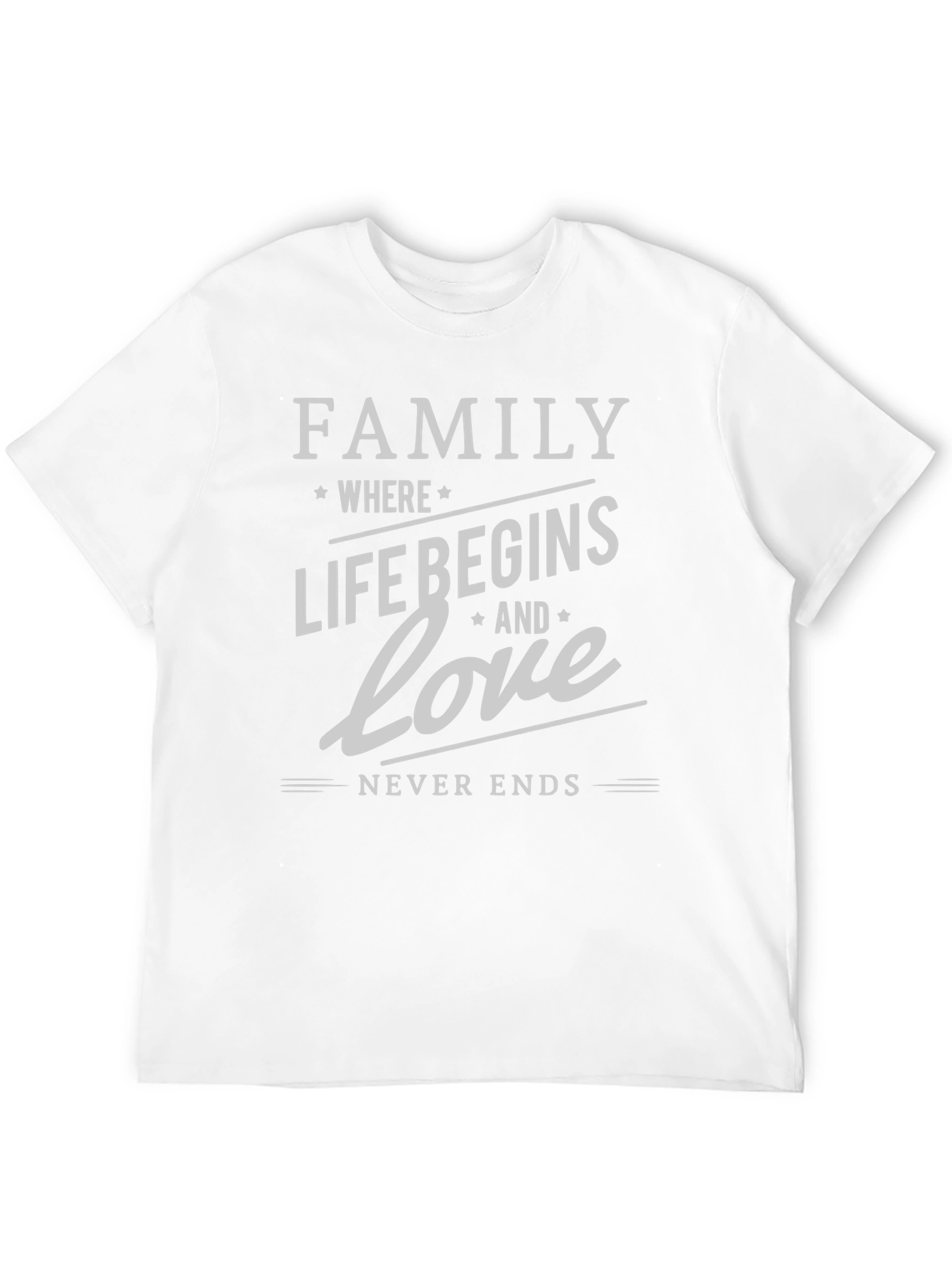 Family Where Life Begins T-Shirt