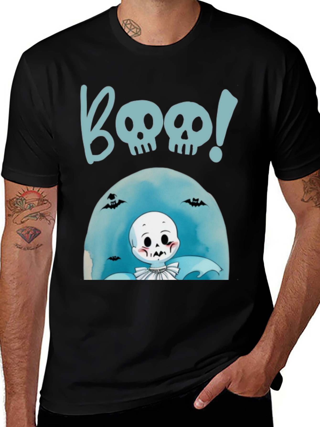 Boo! Spooky Cute Halloween Graphic Tee