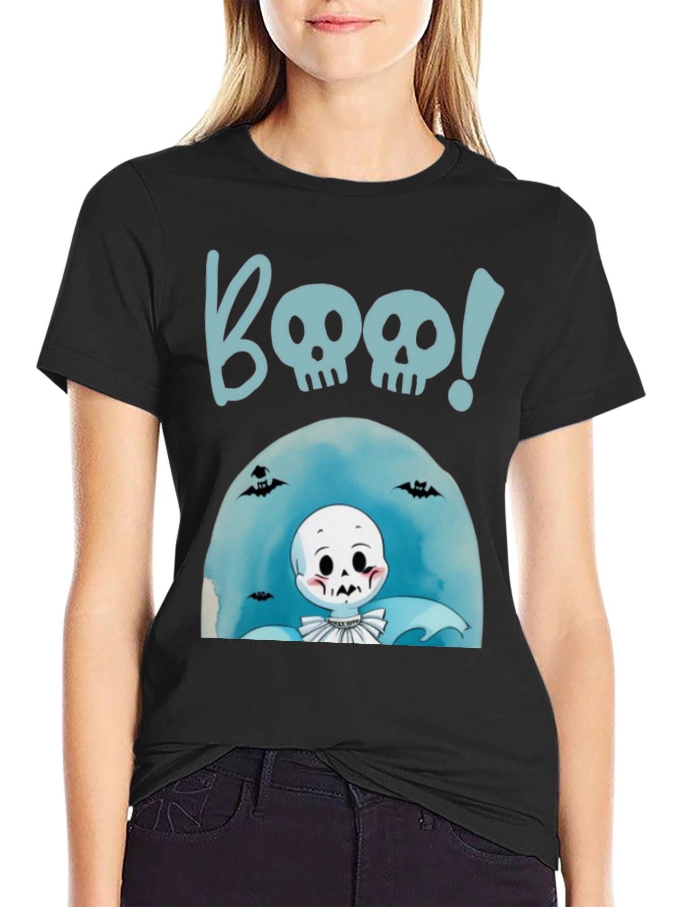Boo! Spooky Cute Halloween Graphic Tee
