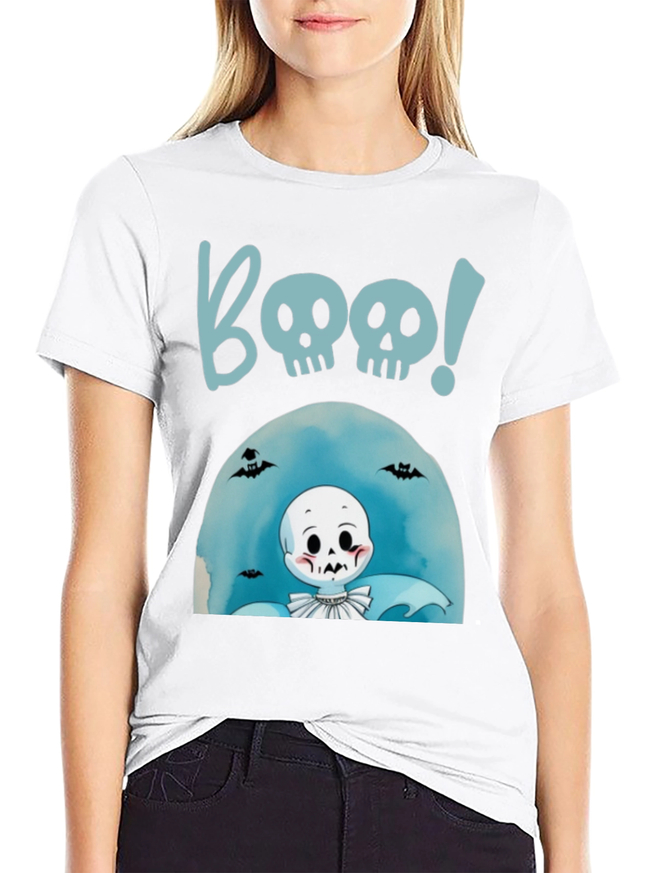 Boo! Spooky Cute Halloween Graphic Tee