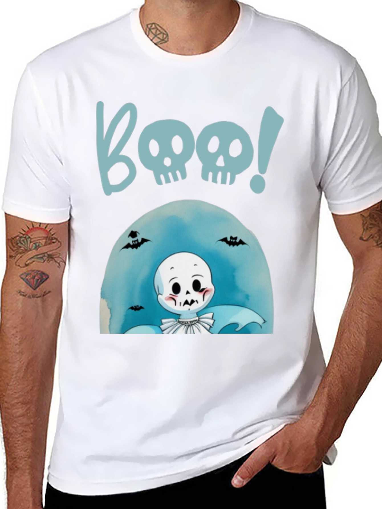 Boo! Spooky Cute Halloween Graphic Tee