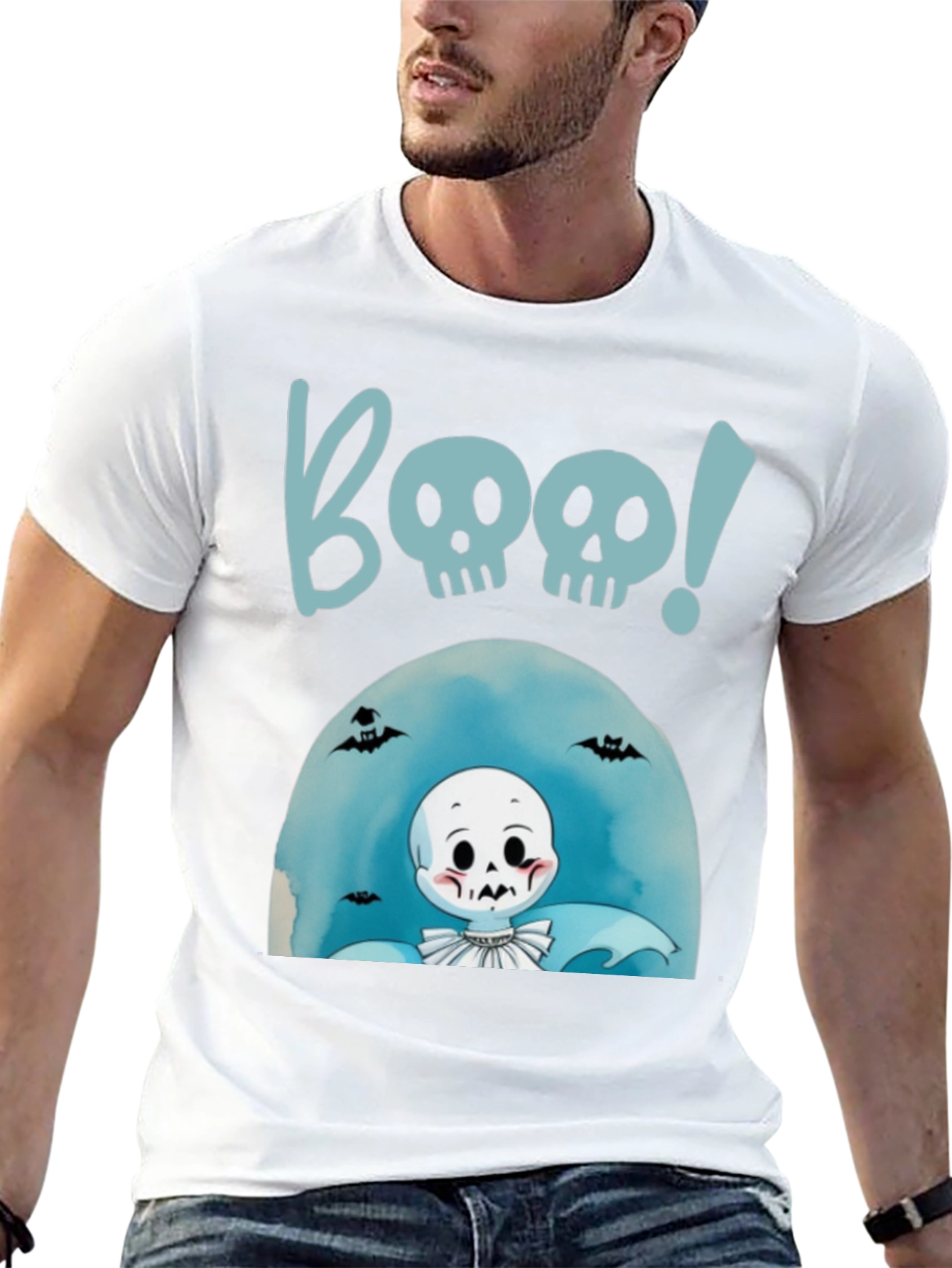 Boo! Spooky Cute Halloween Graphic Tee