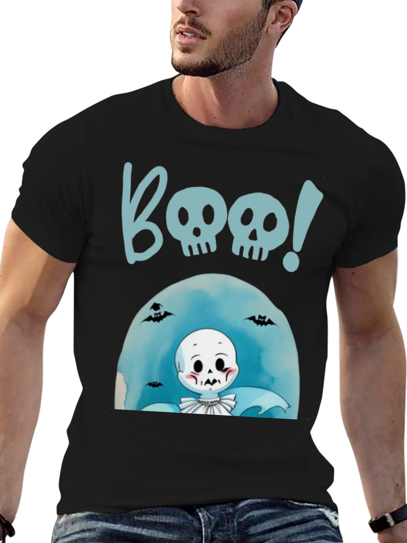 Boo! Spooky Cute Halloween Graphic Tee