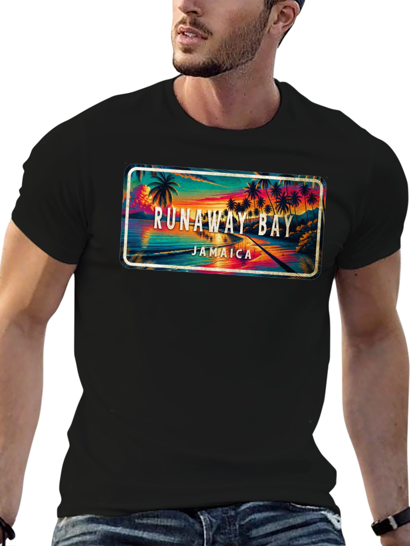 Runaway Bay Jamaica T-Shirt Tropical Beach Vacation Tee