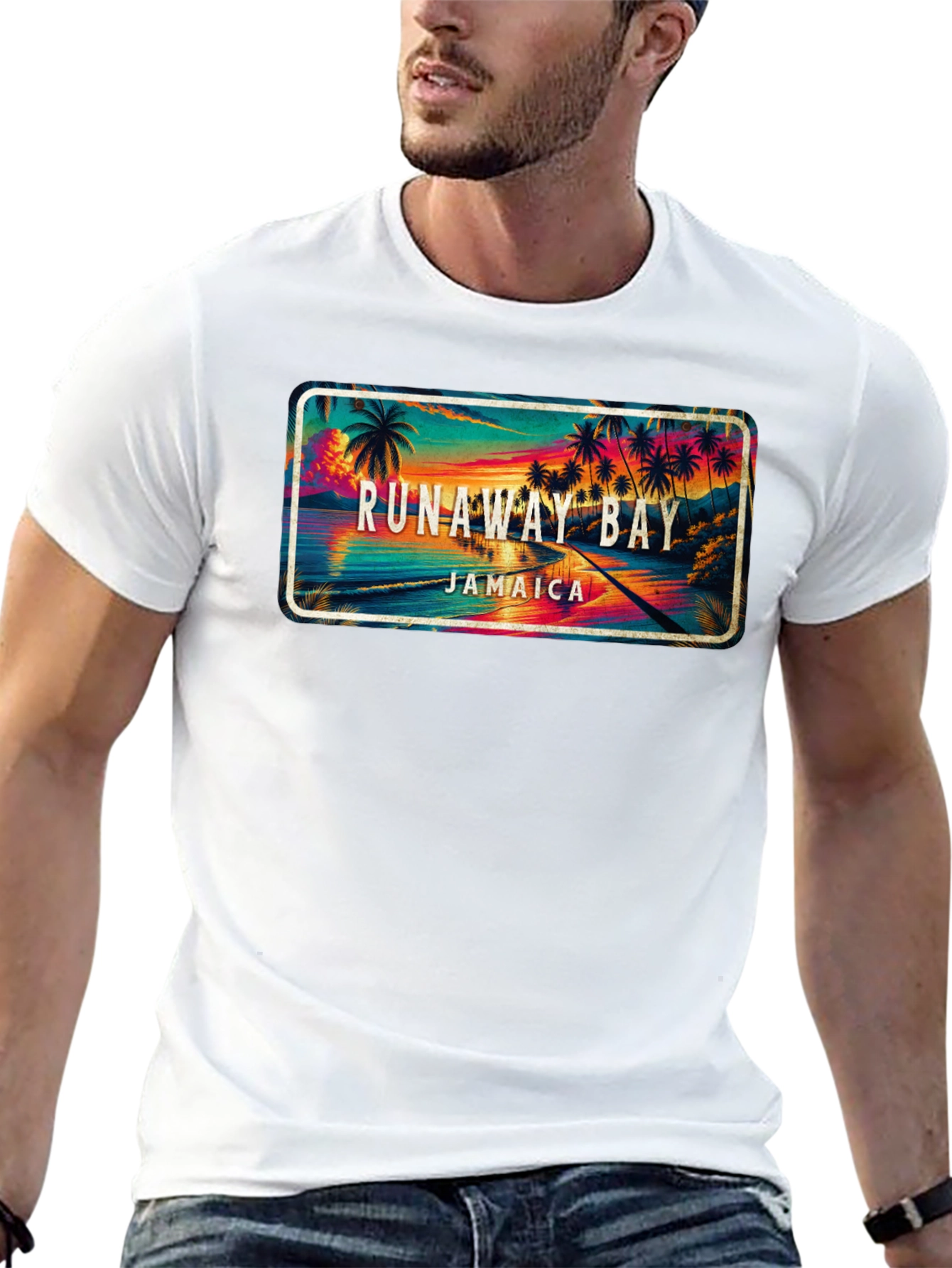 Runaway Bay Jamaica T-Shirt Tropical Beach Vacation Tee