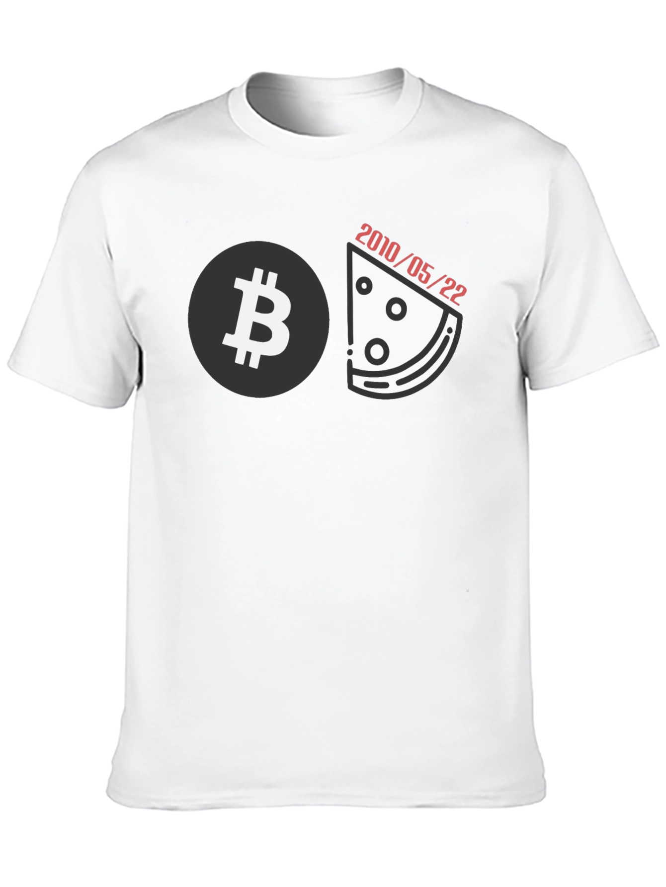 Bitcoin Pizza Day Black T-Shirt
