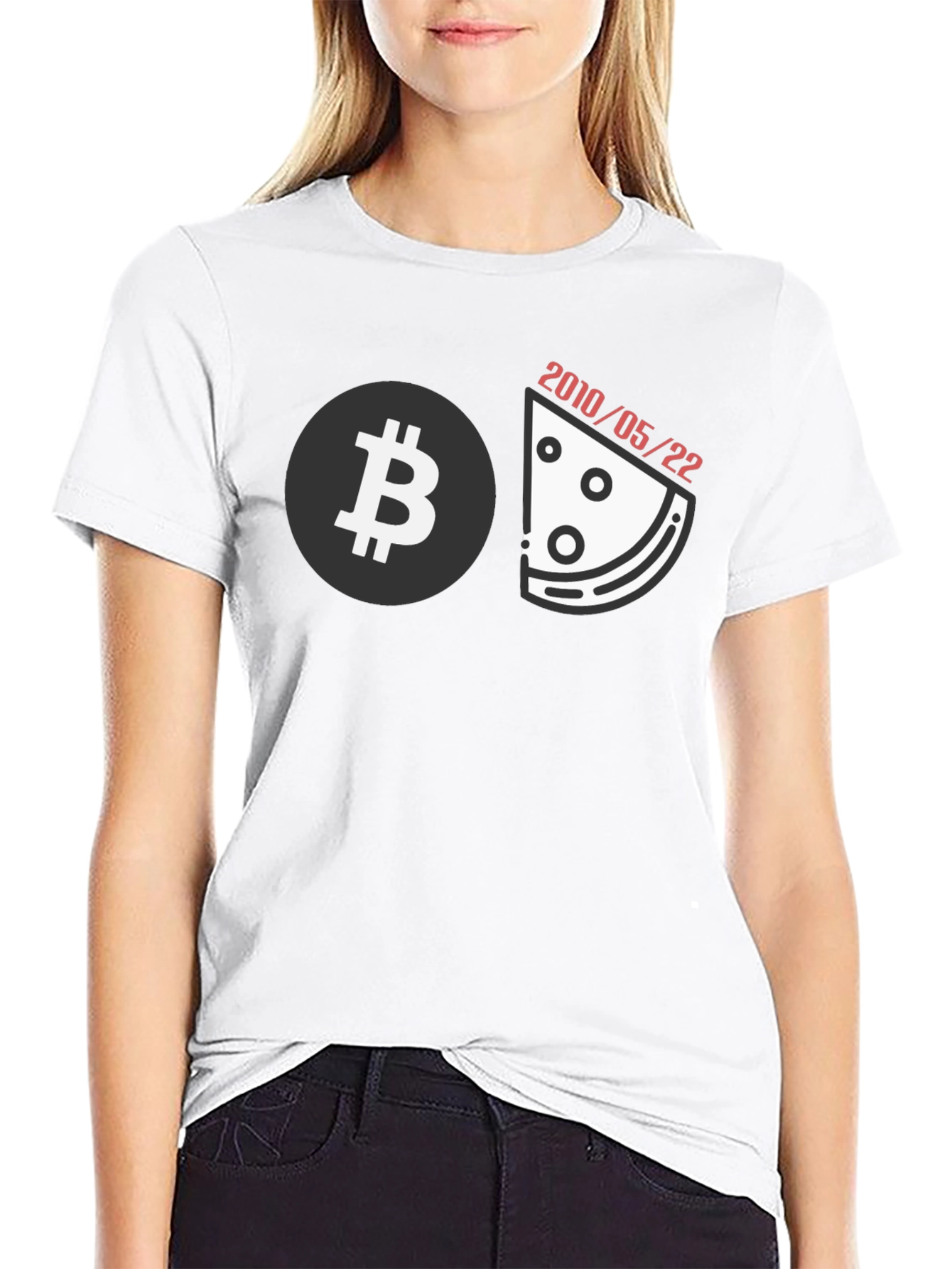 Bitcoin Pizza Day Black T-Shirt