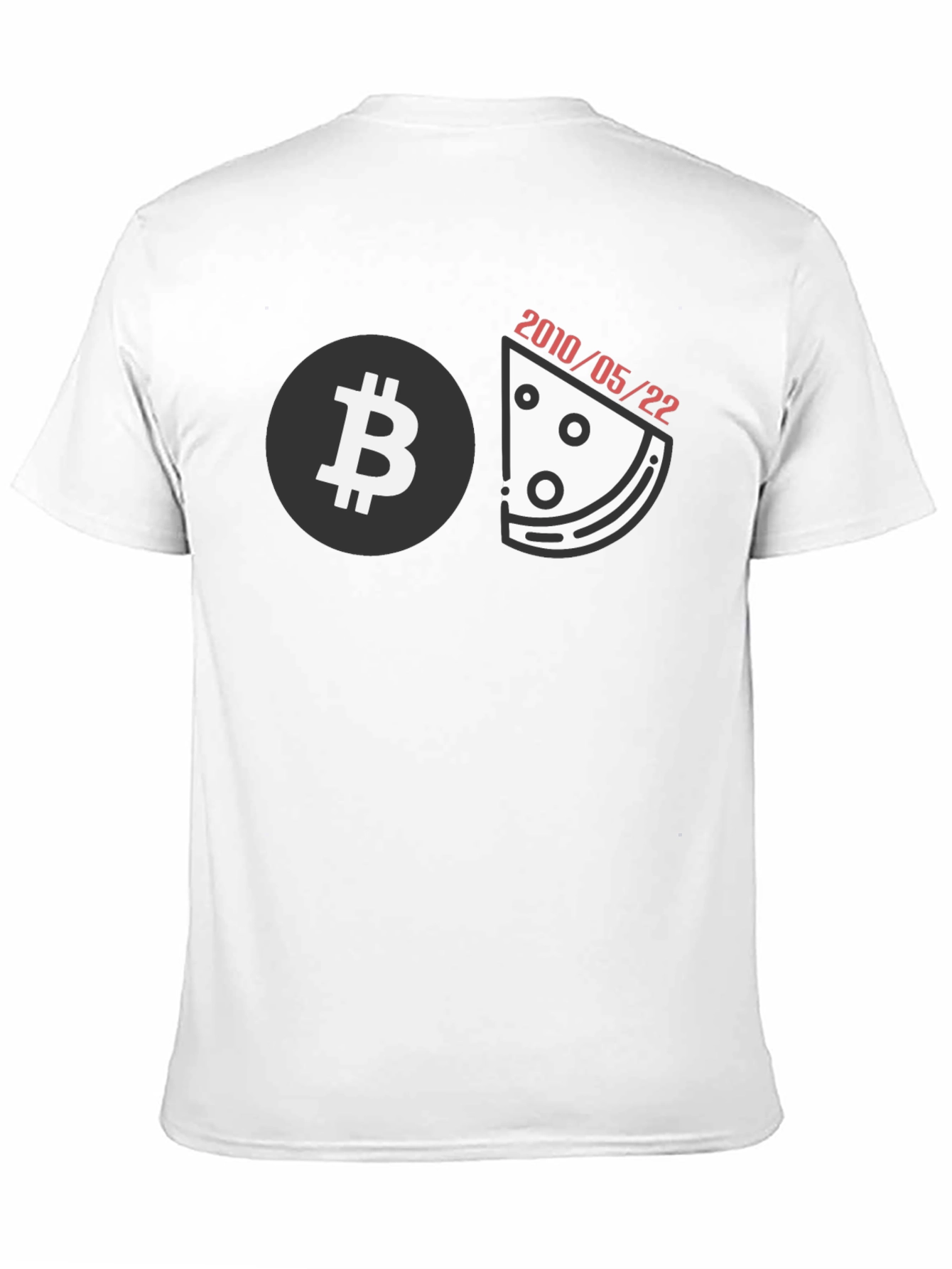 Bitcoin Pizza Day Black T-Shirt