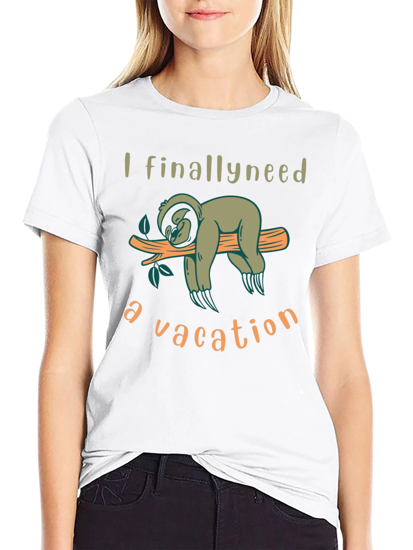 Sloth Vacation T-Shirt - Relaxing Lazy Days