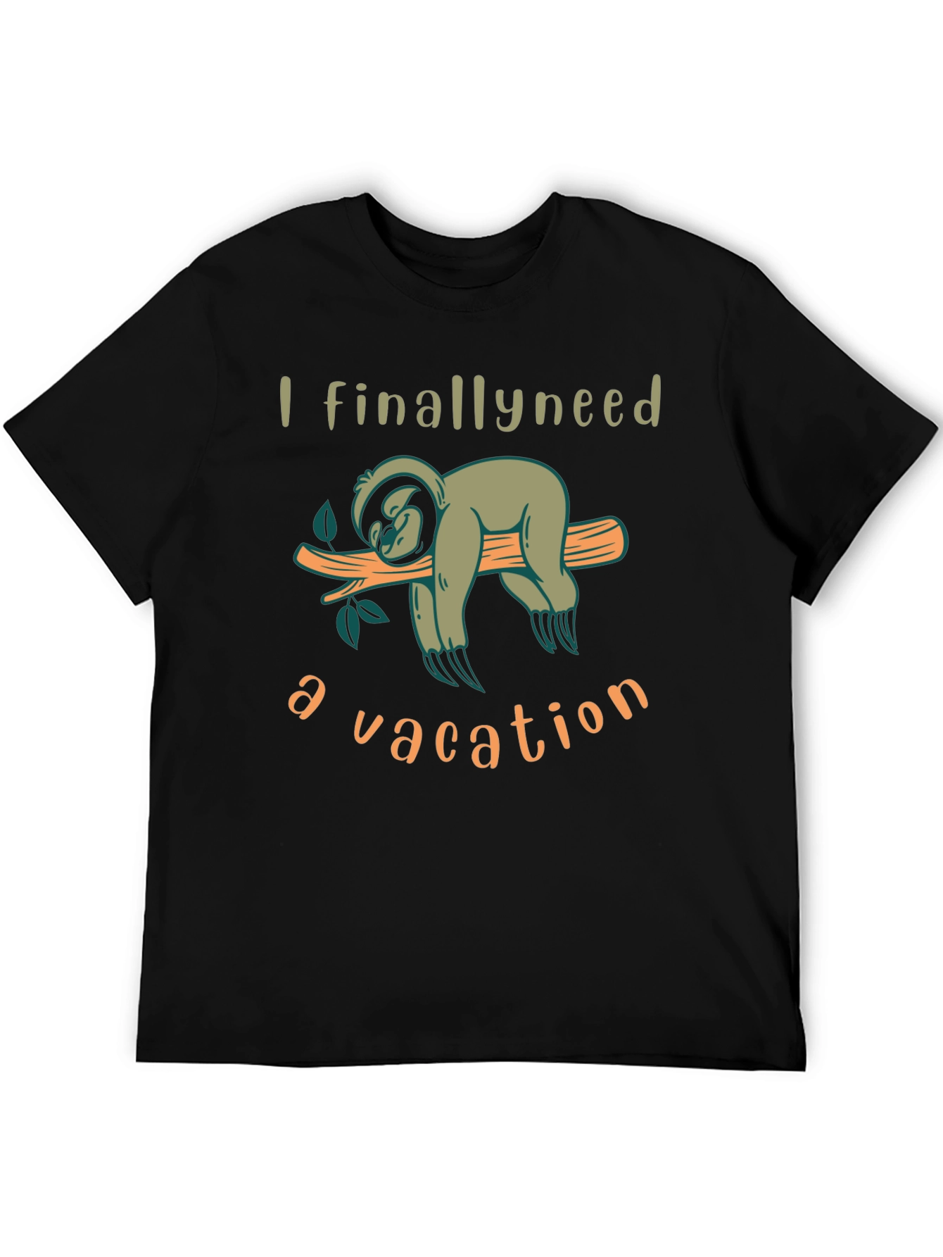 Sloth Vacation T-Shirt - Relaxing Lazy Days
