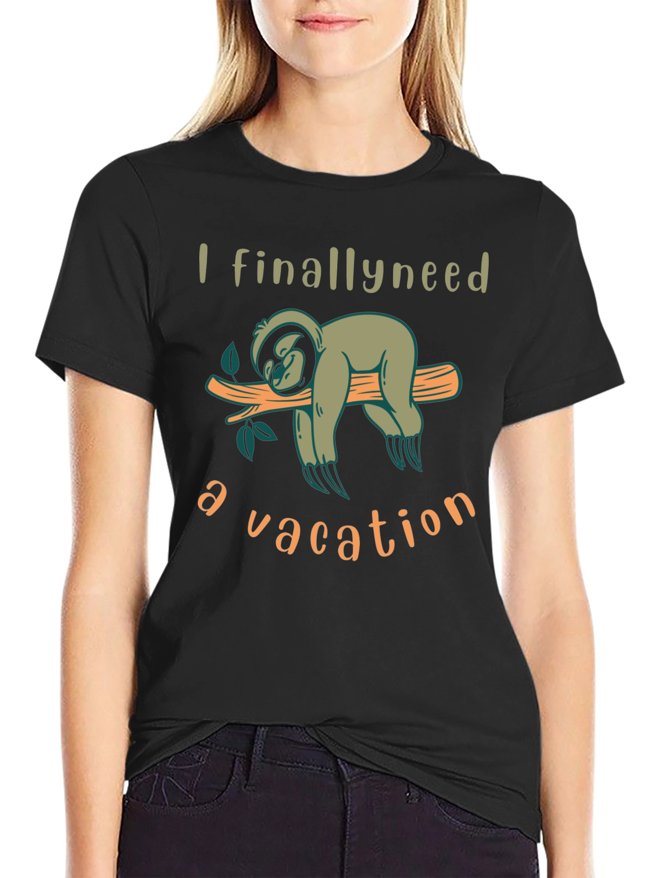 Sloth Vacation T-Shirt - Relaxing Lazy Days
