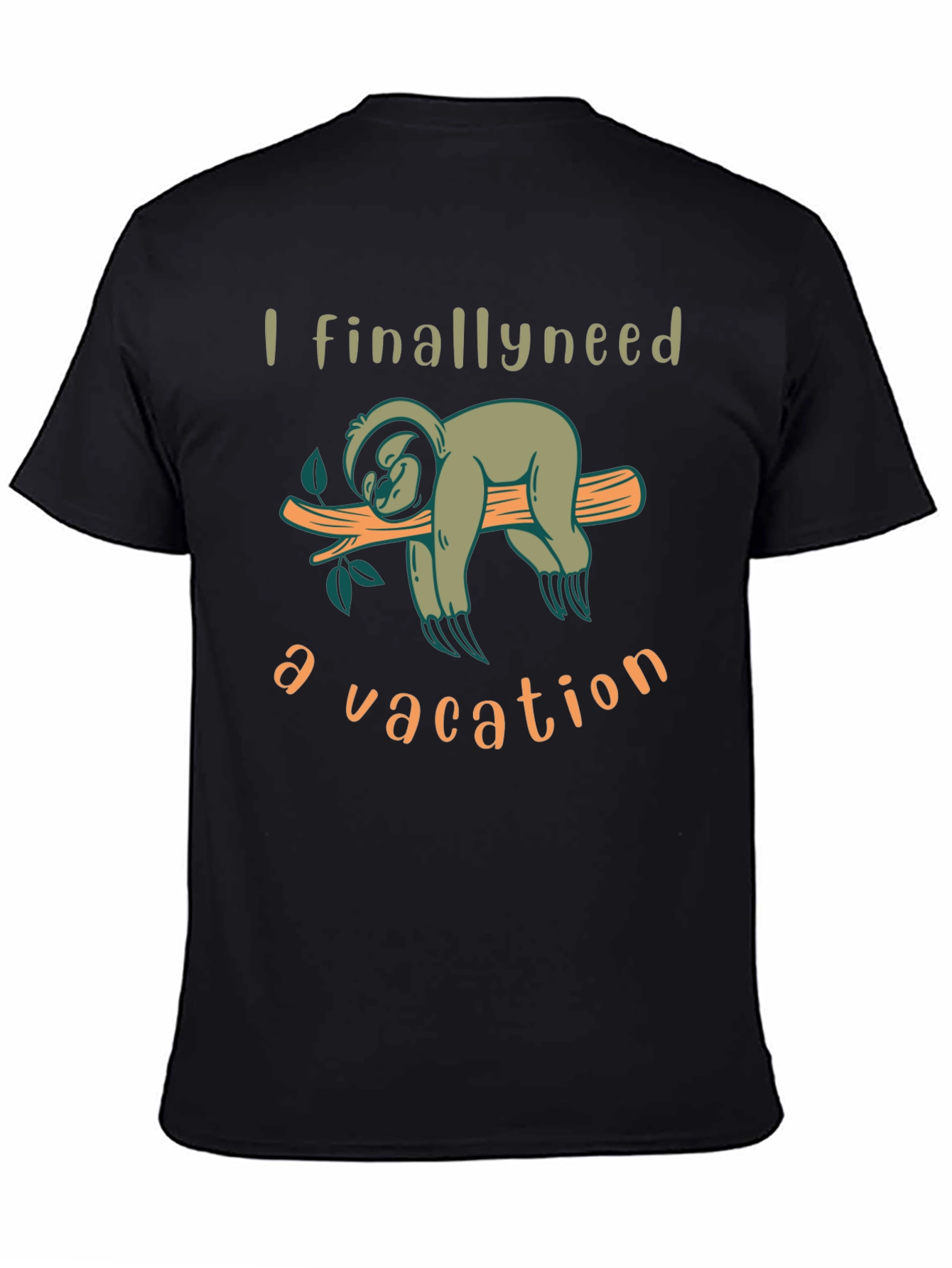 Sloth Vacation T-Shirt - Relaxing Lazy Days