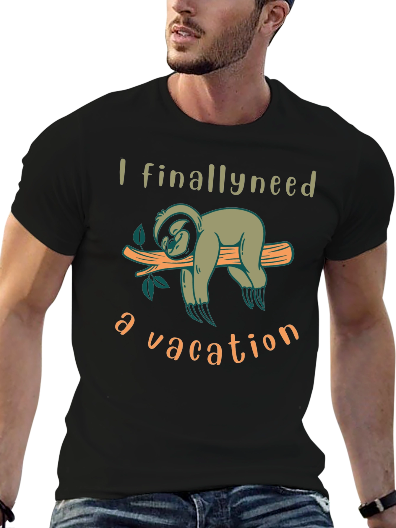 Sloth Vacation T-Shirt - Relaxing Lazy Days