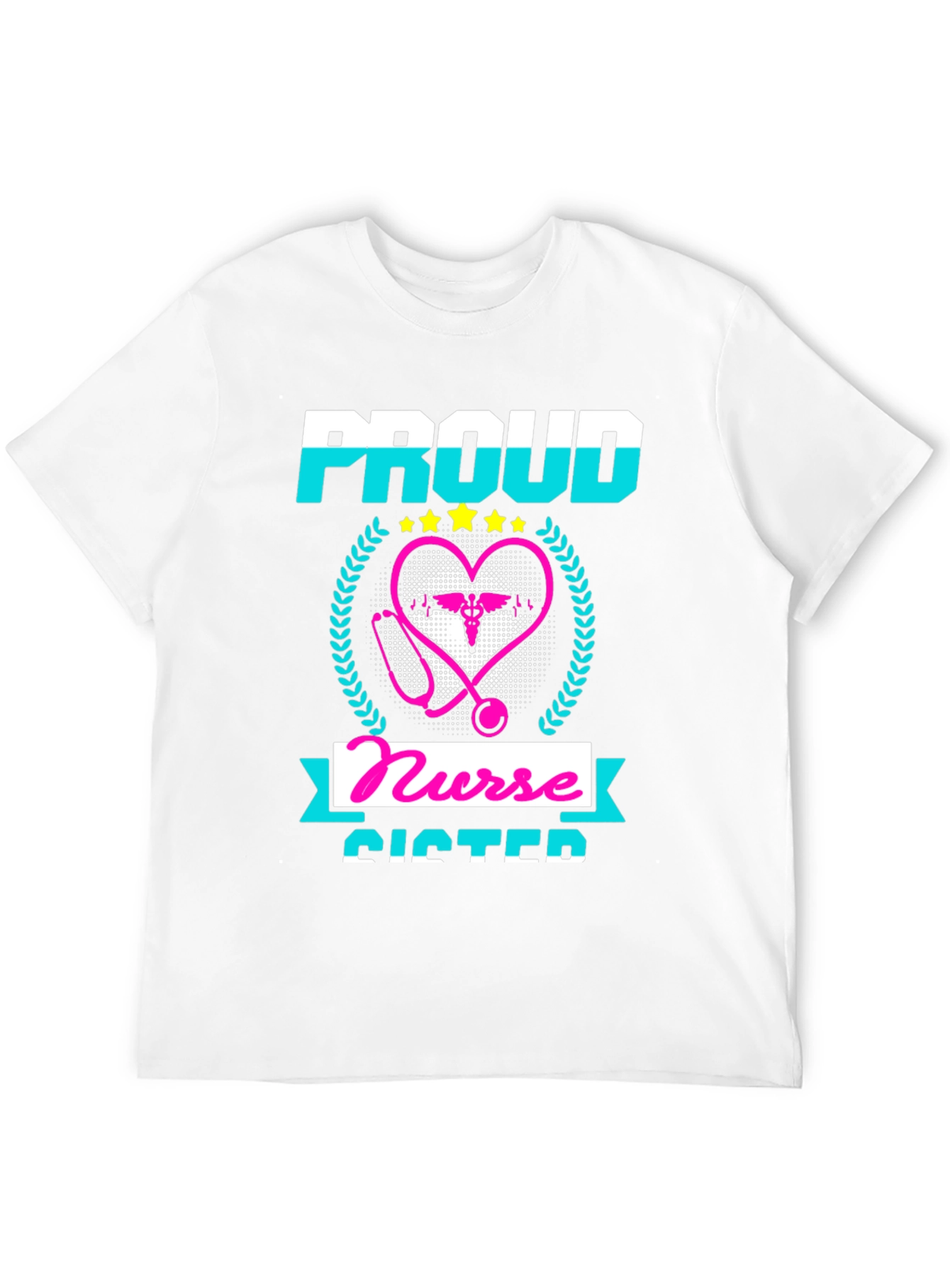 Proud Nurse Sister T-Shirt - Black