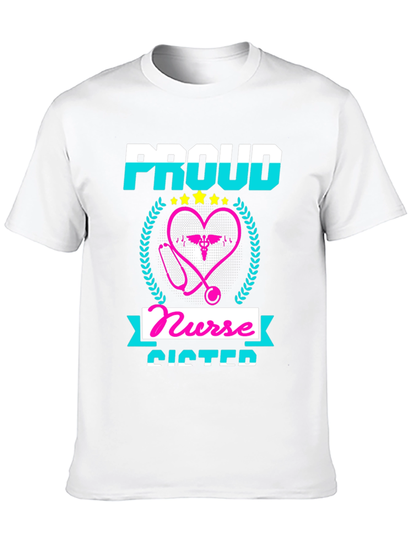 Proud Nurse Sister T-Shirt - Black