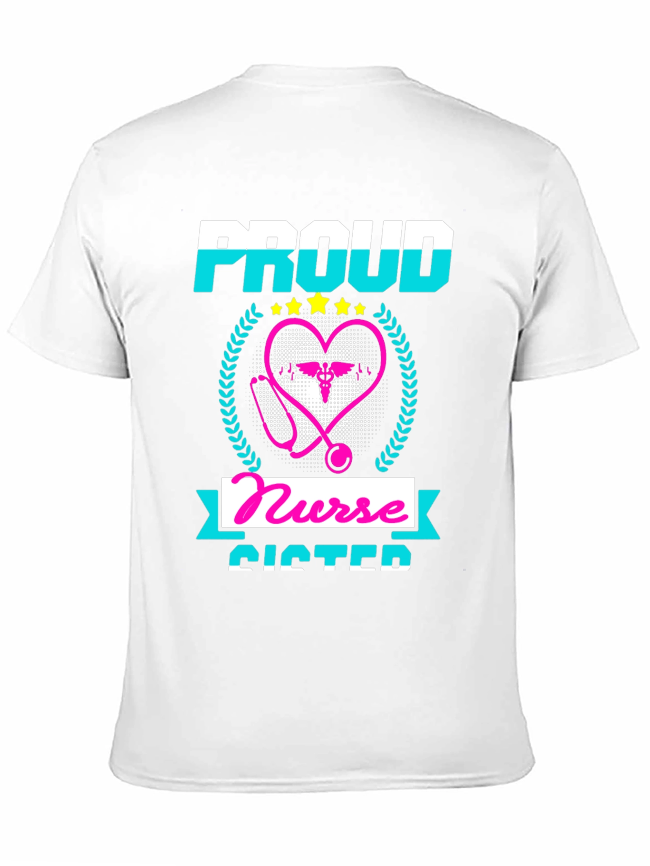Proud Nurse Sister T-Shirt - Black