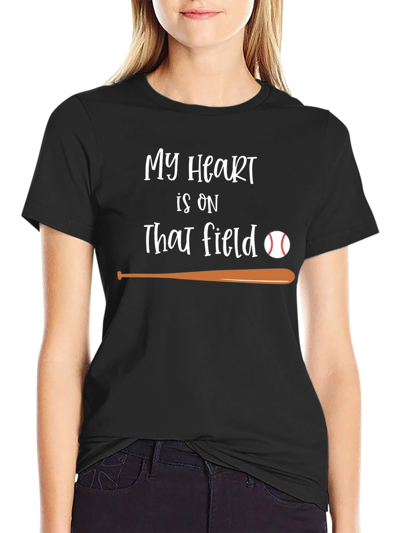Baseball Heart T-Shirt: Field Passion Tee