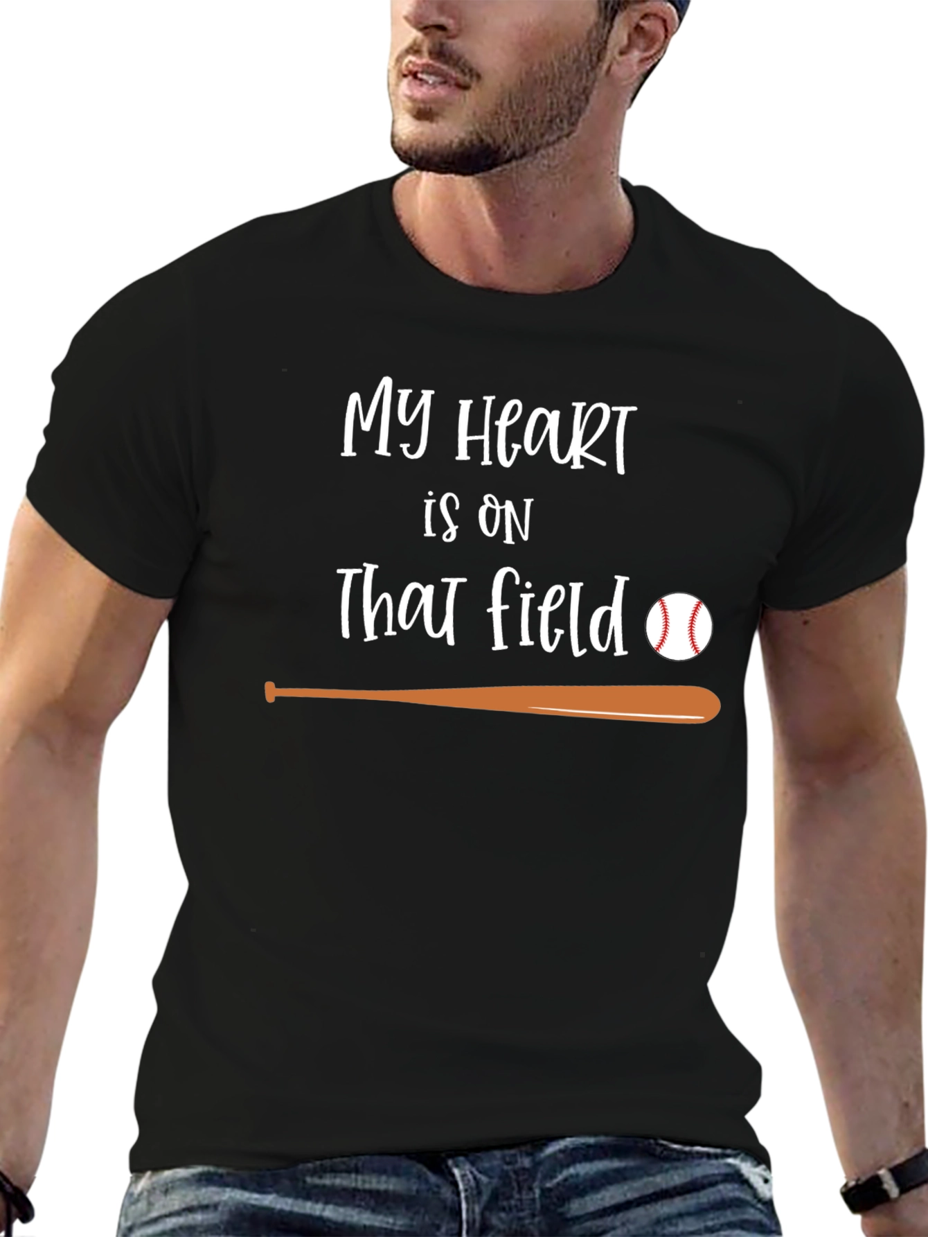 Baseball Heart T-Shirt: Field Passion Tee