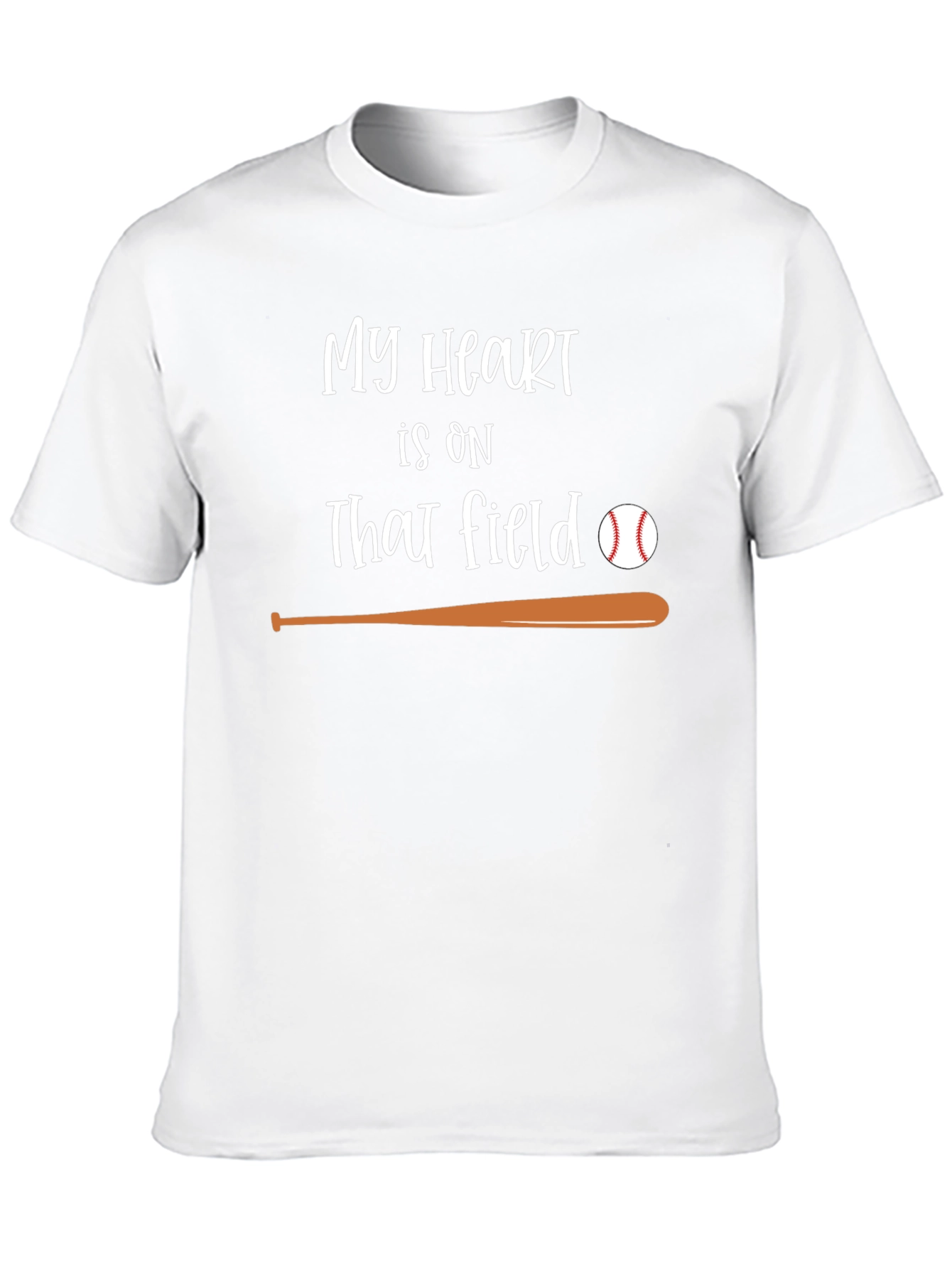 Baseball Heart T-Shirt: Field Passion Tee