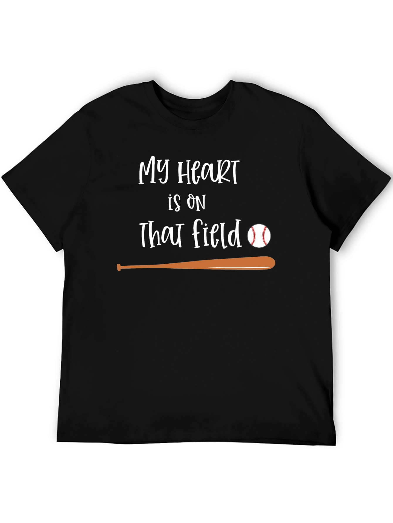 Baseball Heart T-Shirt: Field Passion Tee