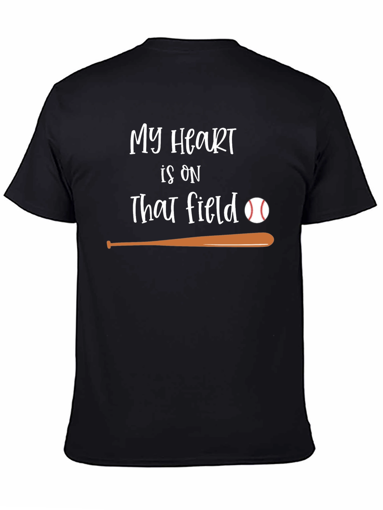 Baseball Heart T-Shirt: Field Passion Tee
