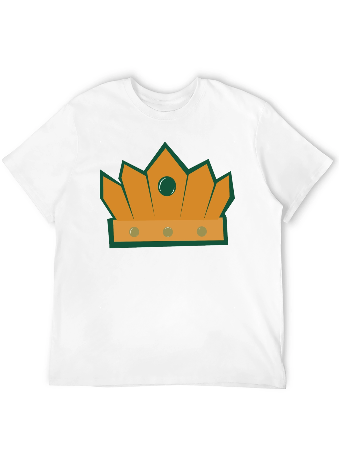 Crown Graphic Tee - Stylish Mens Black T-Shirt