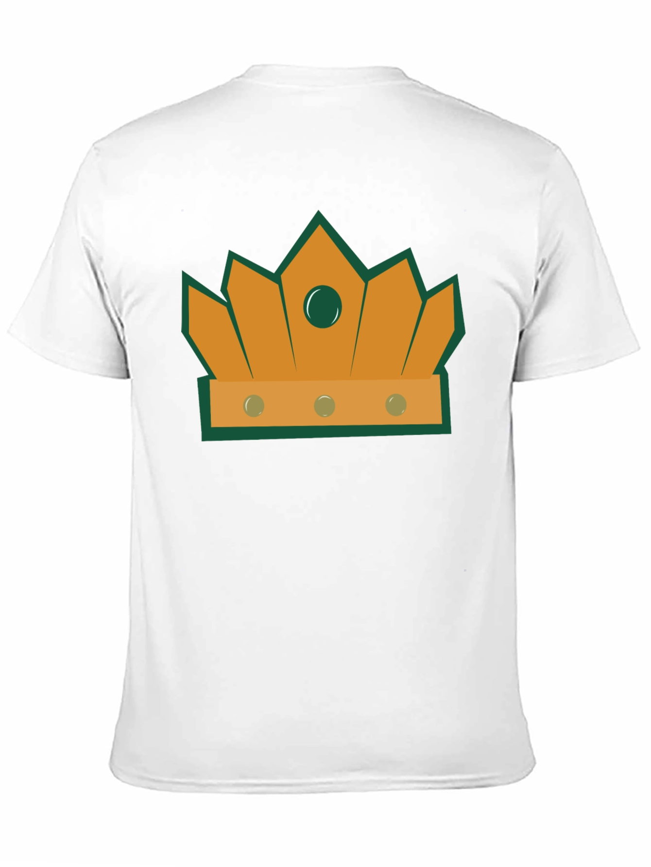 Crown Graphic Tee - Stylish Mens Black T-Shirt