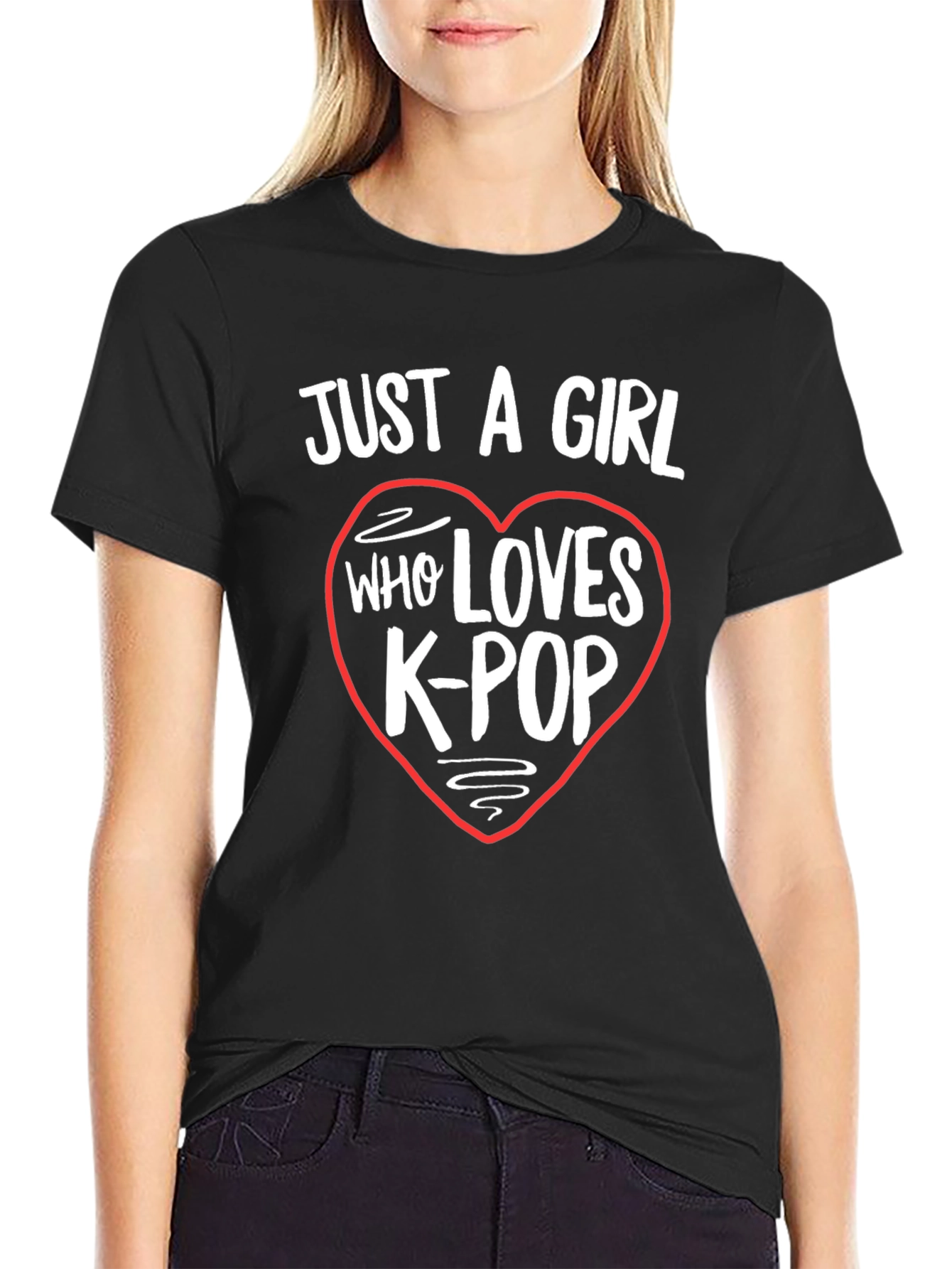 Just a Girl Who Loves K-Pop T-Shirt