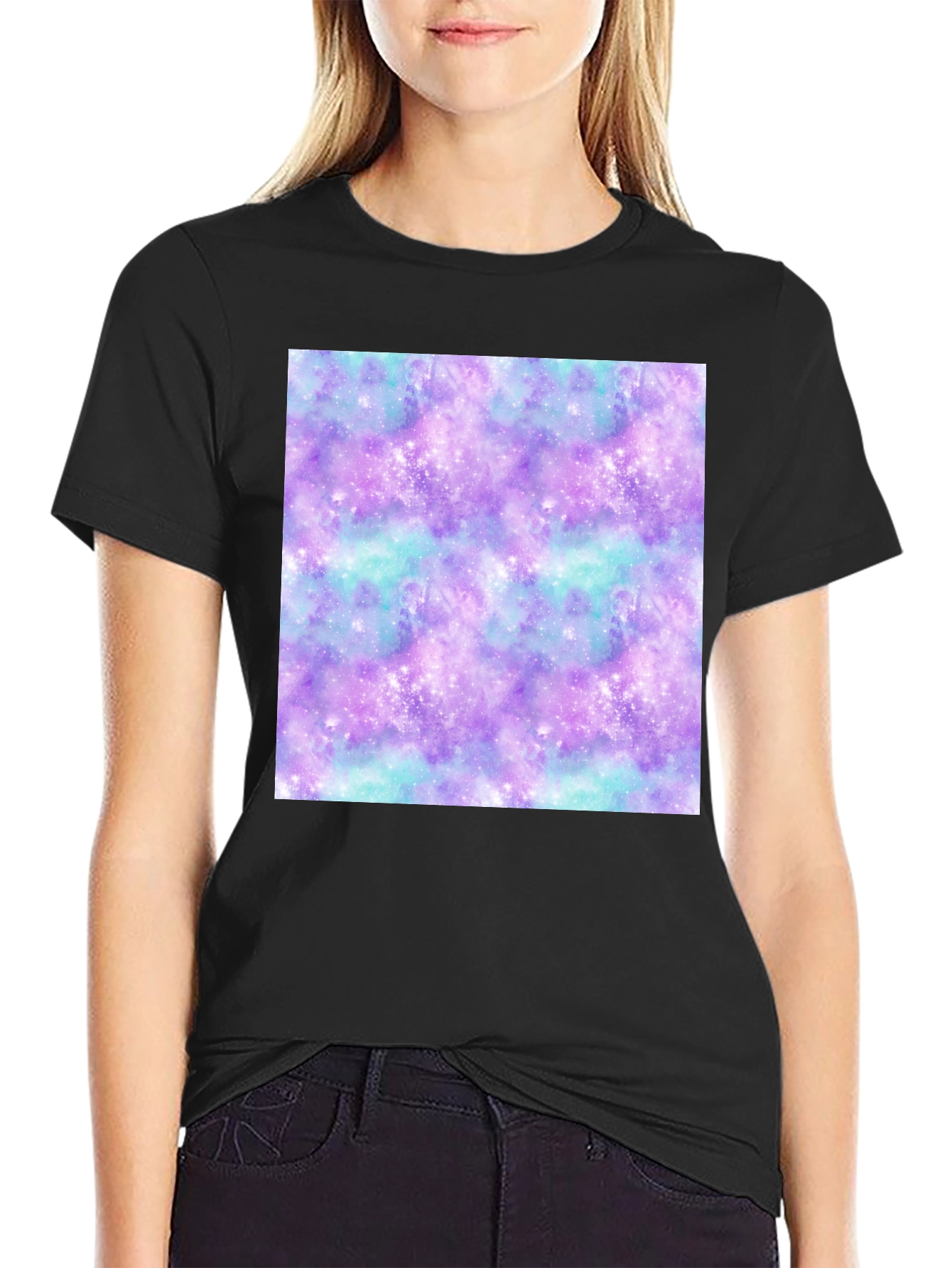 Galaxy Print Tee - Stylish & Comfortable
