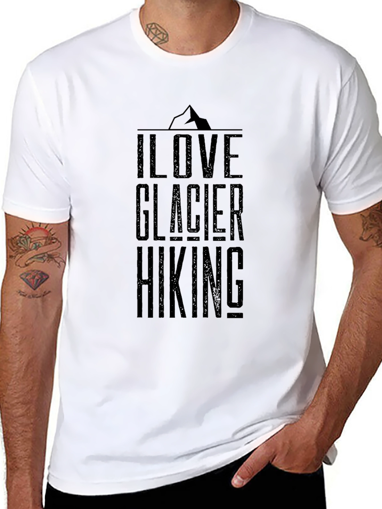 I Love Glacier Hiking T-Shirt