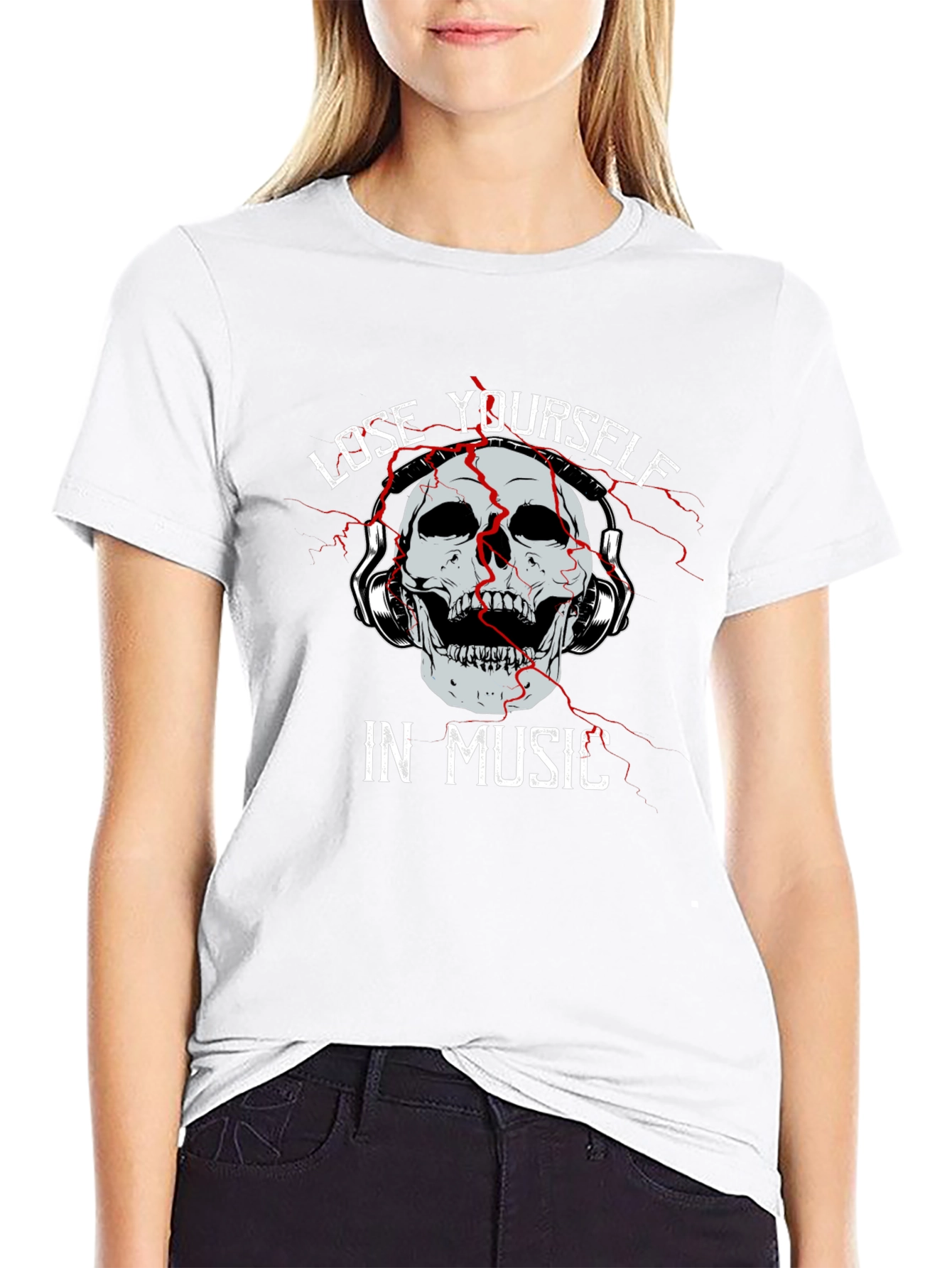 Lose Yourself in Music Graphic T-Shirt