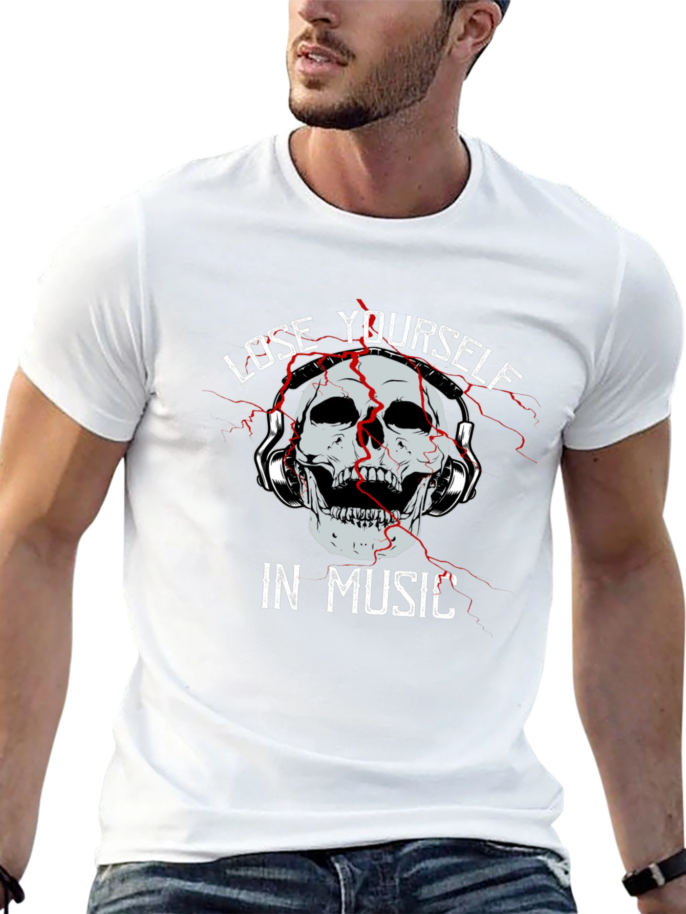 Lose Yourself in Music Graphic T-Shirt