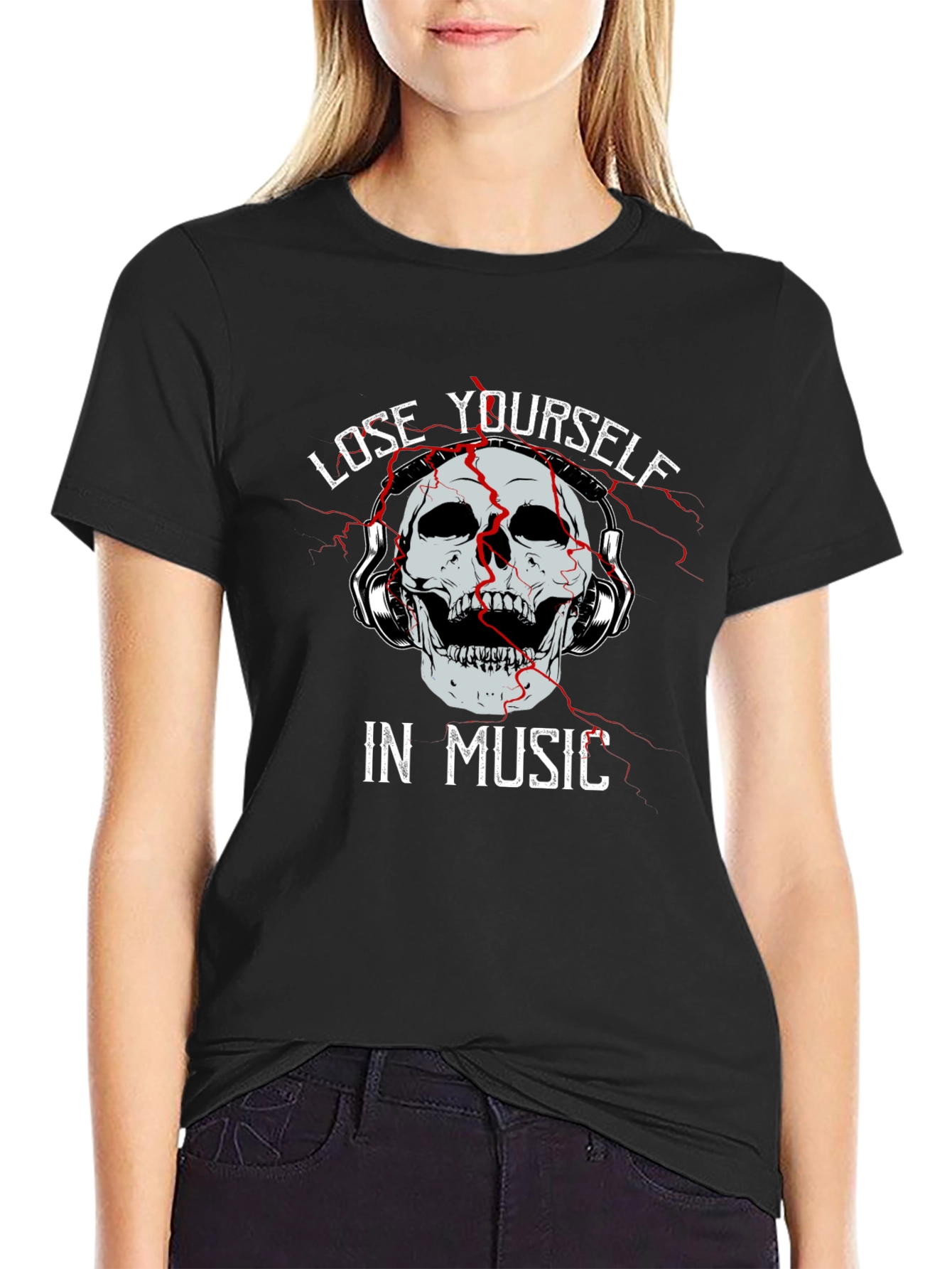 Lose Yourself in Music Graphic T-Shirt