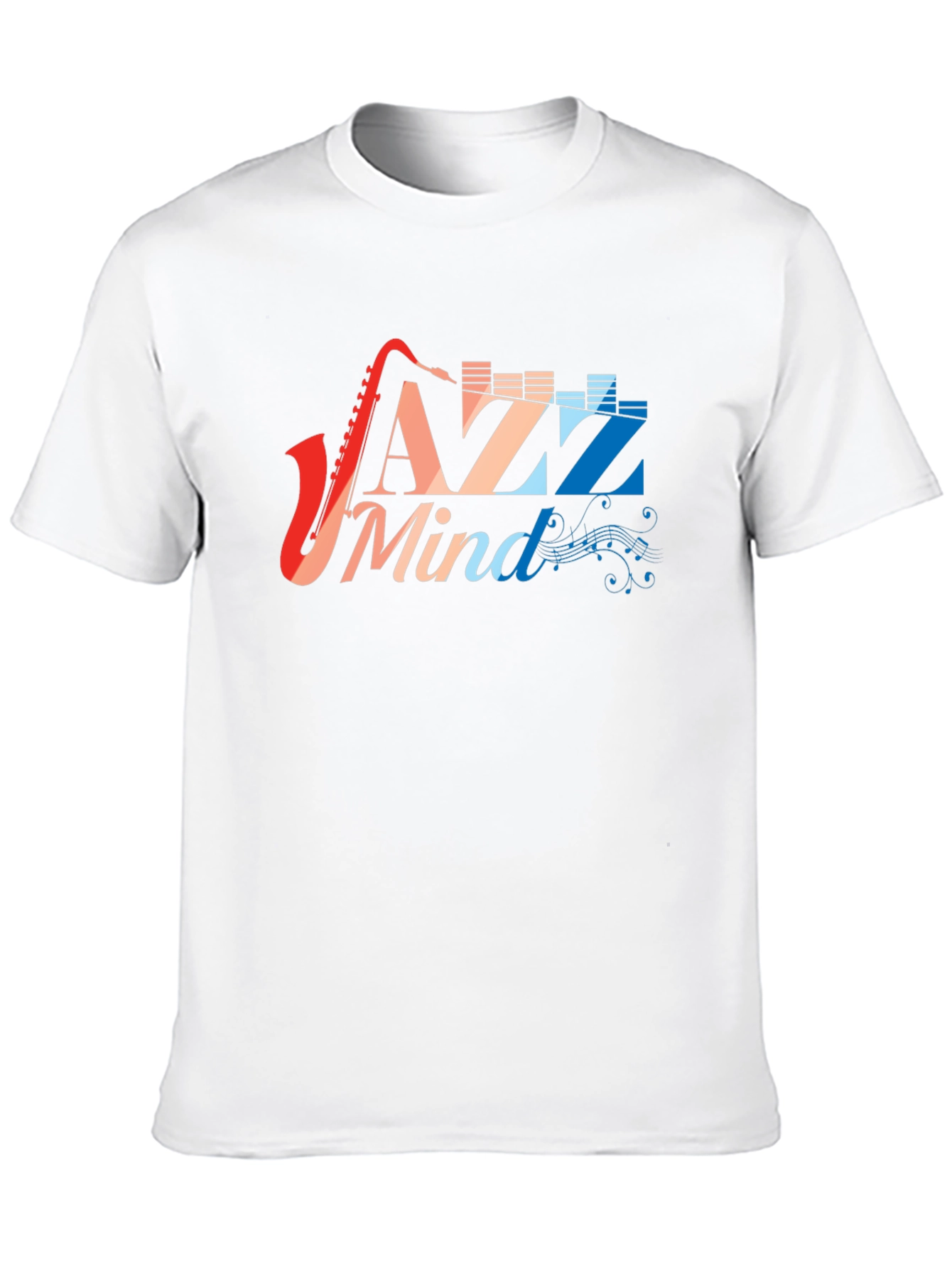 Jazz Mind Black T-Shirt - Music Lover Tee