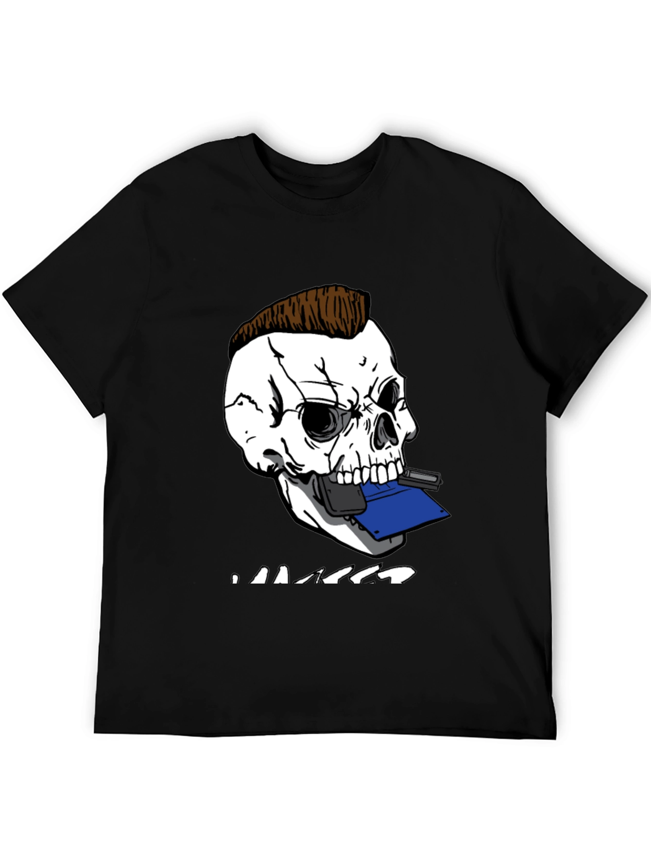 Skull Hacker Tee - Edgy Graphic T-Shirt