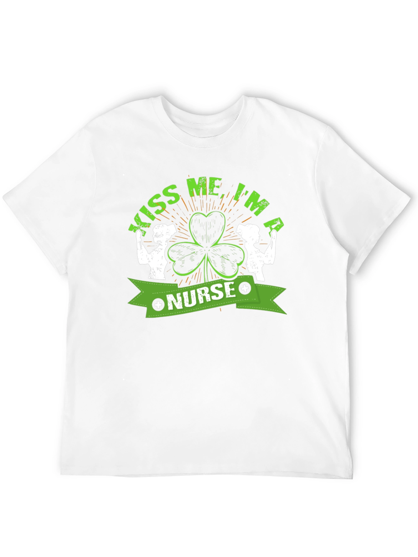 Kiss Me Im A Nurse St. Patricks Day T-Shirt