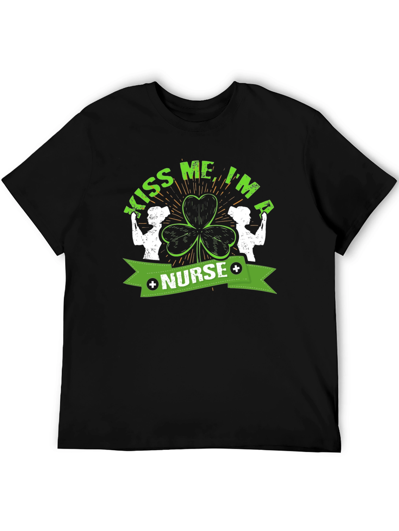 Kiss Me Im A Nurse St. Patricks Day T-Shirt