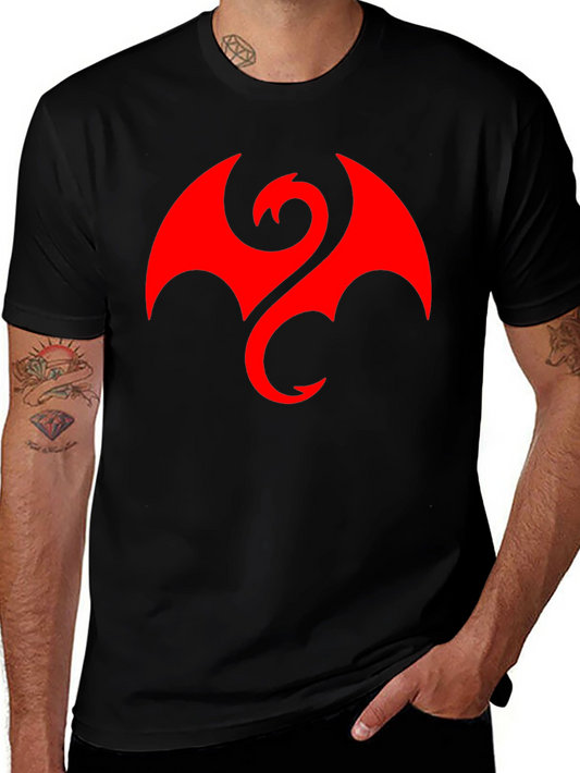 Iron Fist Dragon Logo Black T-Shirt