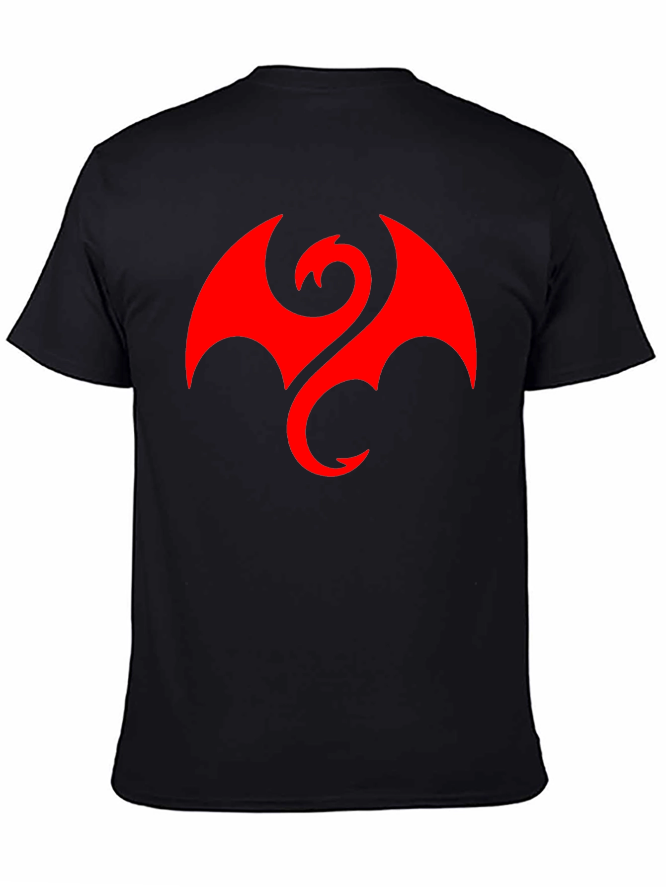 Iron Fist Dragon Logo Black T-Shirt