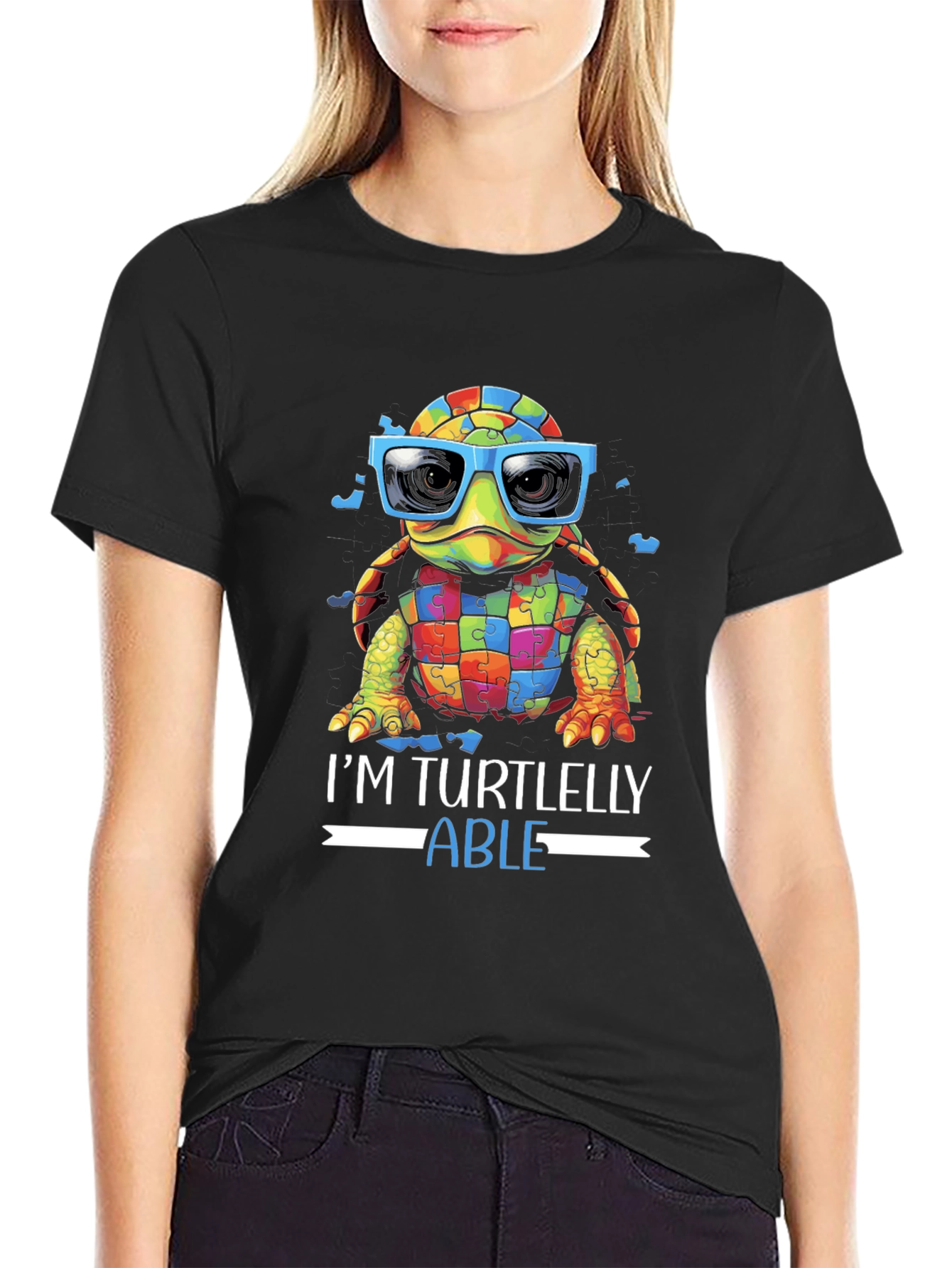 Im Turtlely Able T-Shirt Autism Awareness