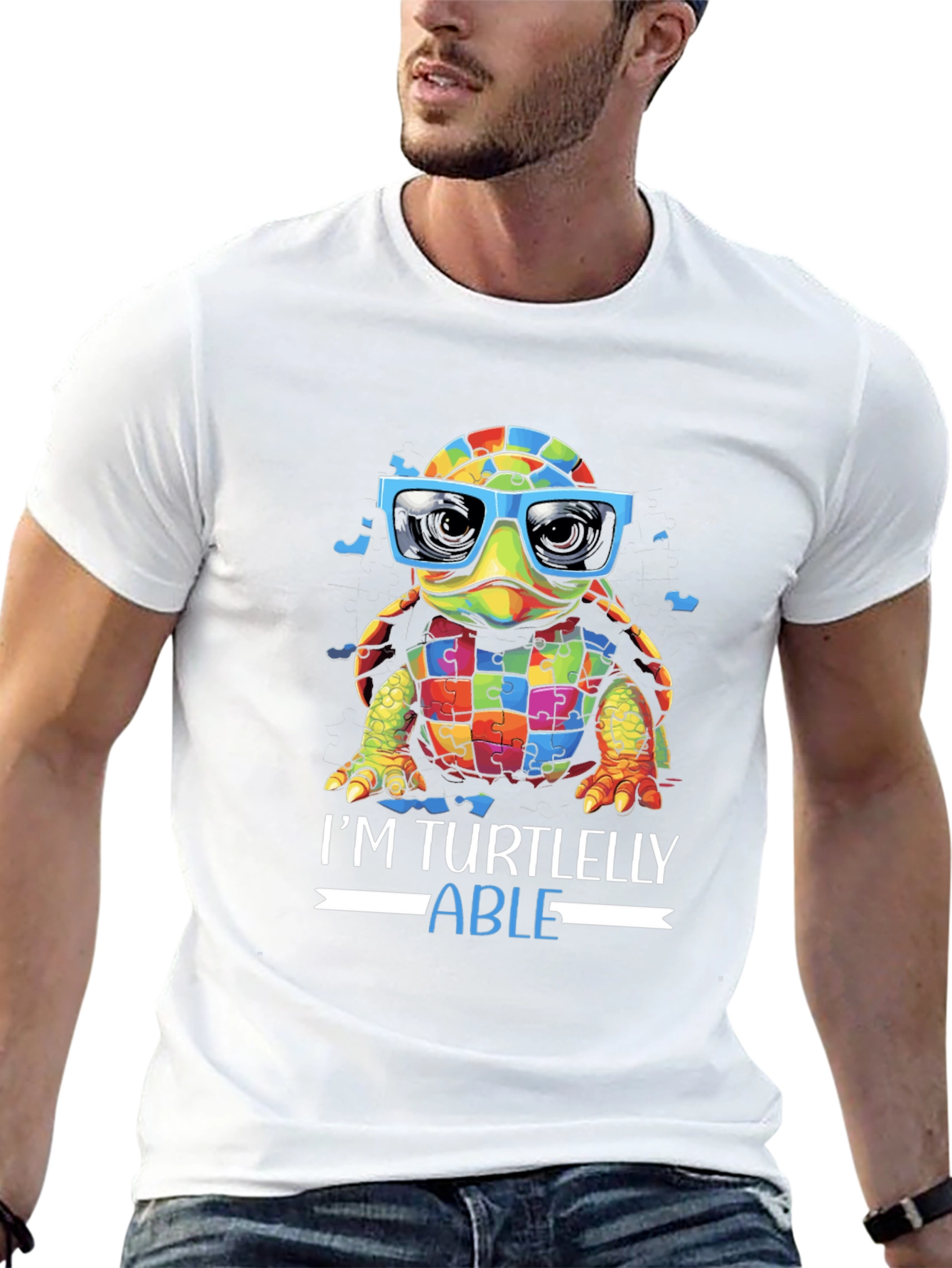 Im Turtlely Able T-Shirt Autism Awareness