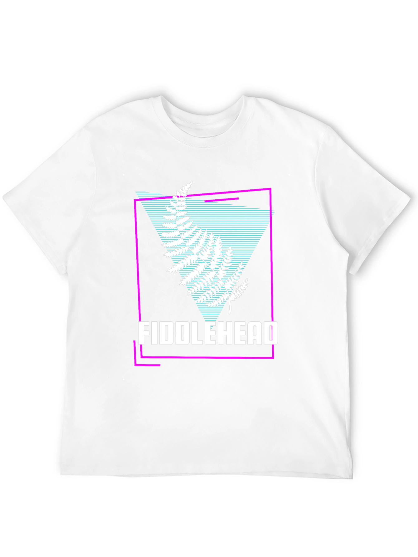 Fiddlehead Fern Graphic T-Shirt - Retro Design